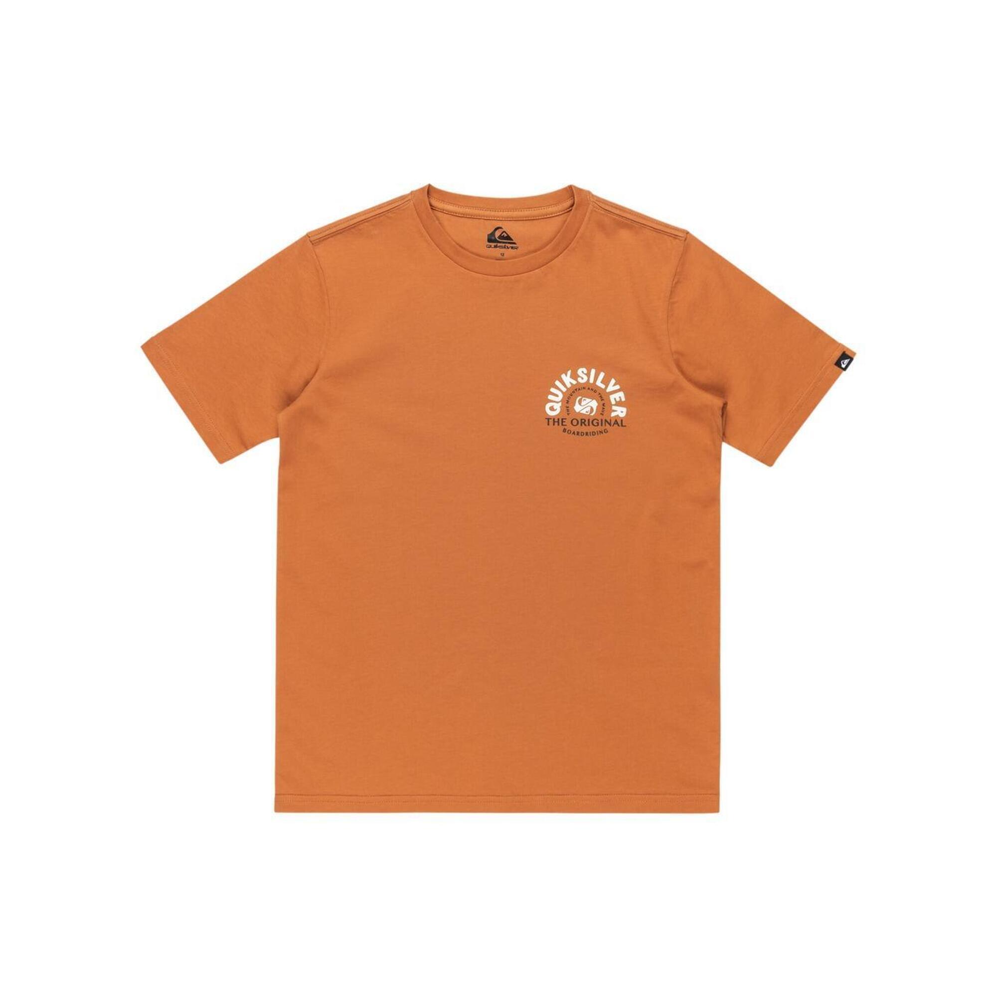 Koszulka z krótkim rękawem dla Chłopcy EV SUMMER ROAD Brązowy