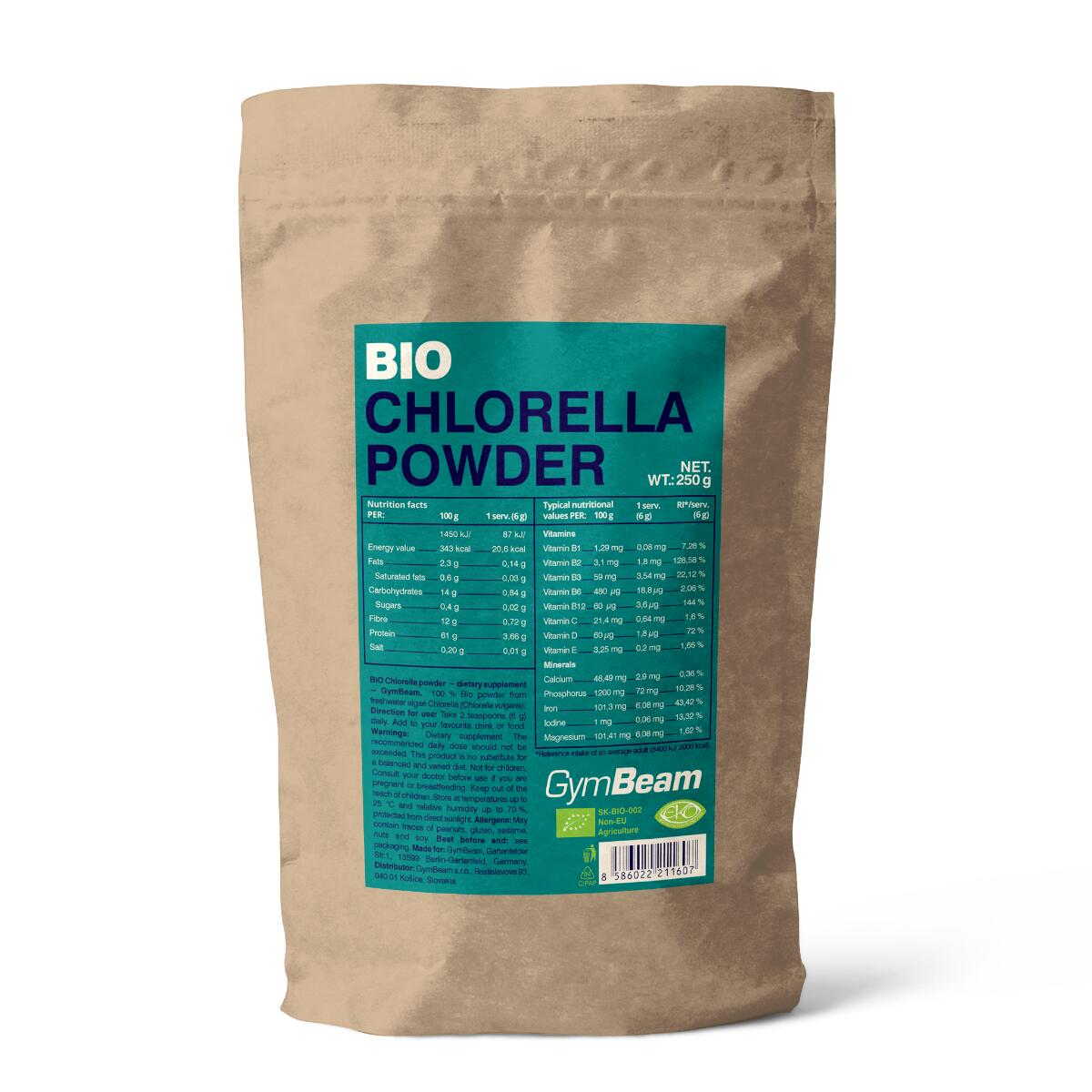 BIO Chlorella w proszku GymBeam