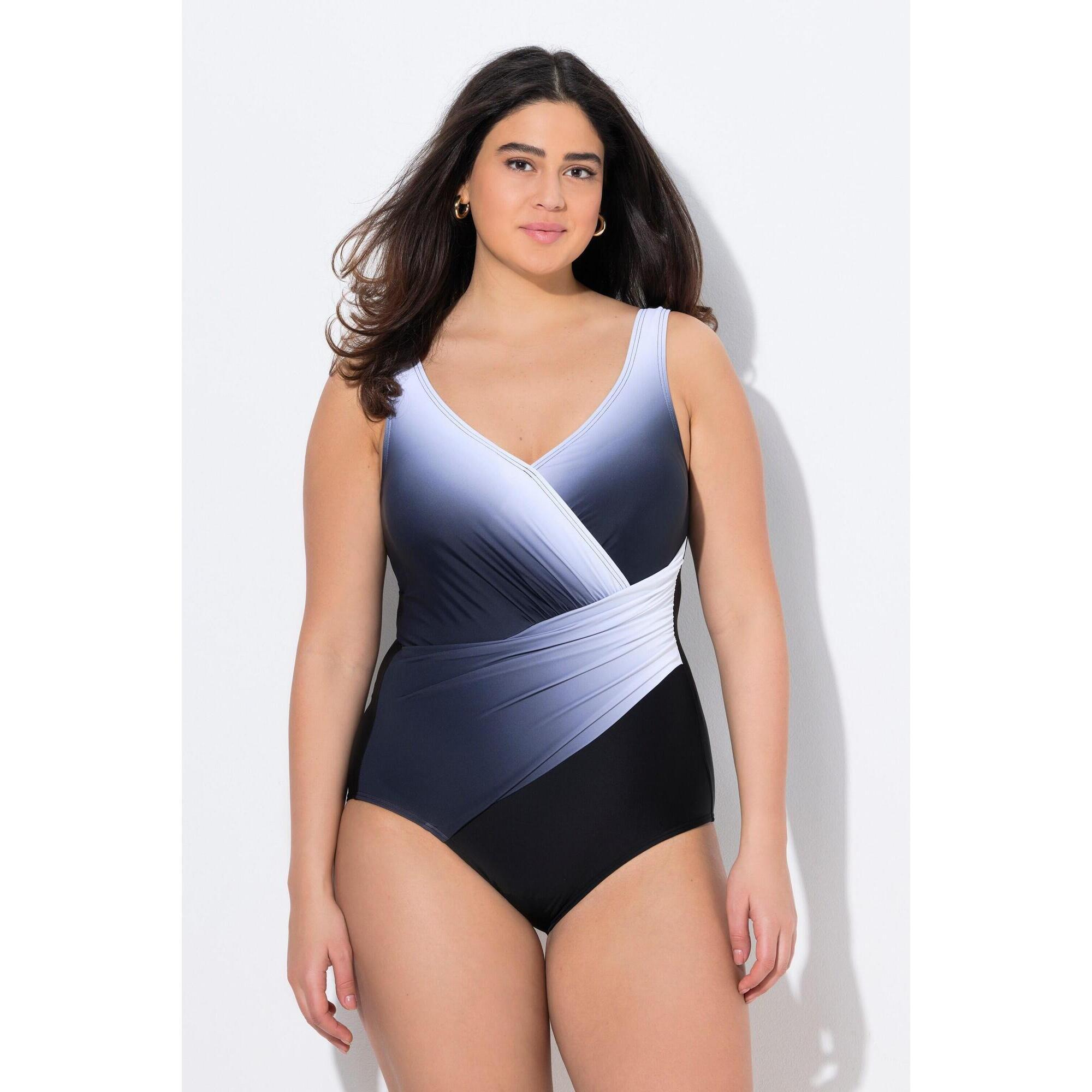 Damski Strój kąpielowy cieniowanie miękkie miseczki drapowanie