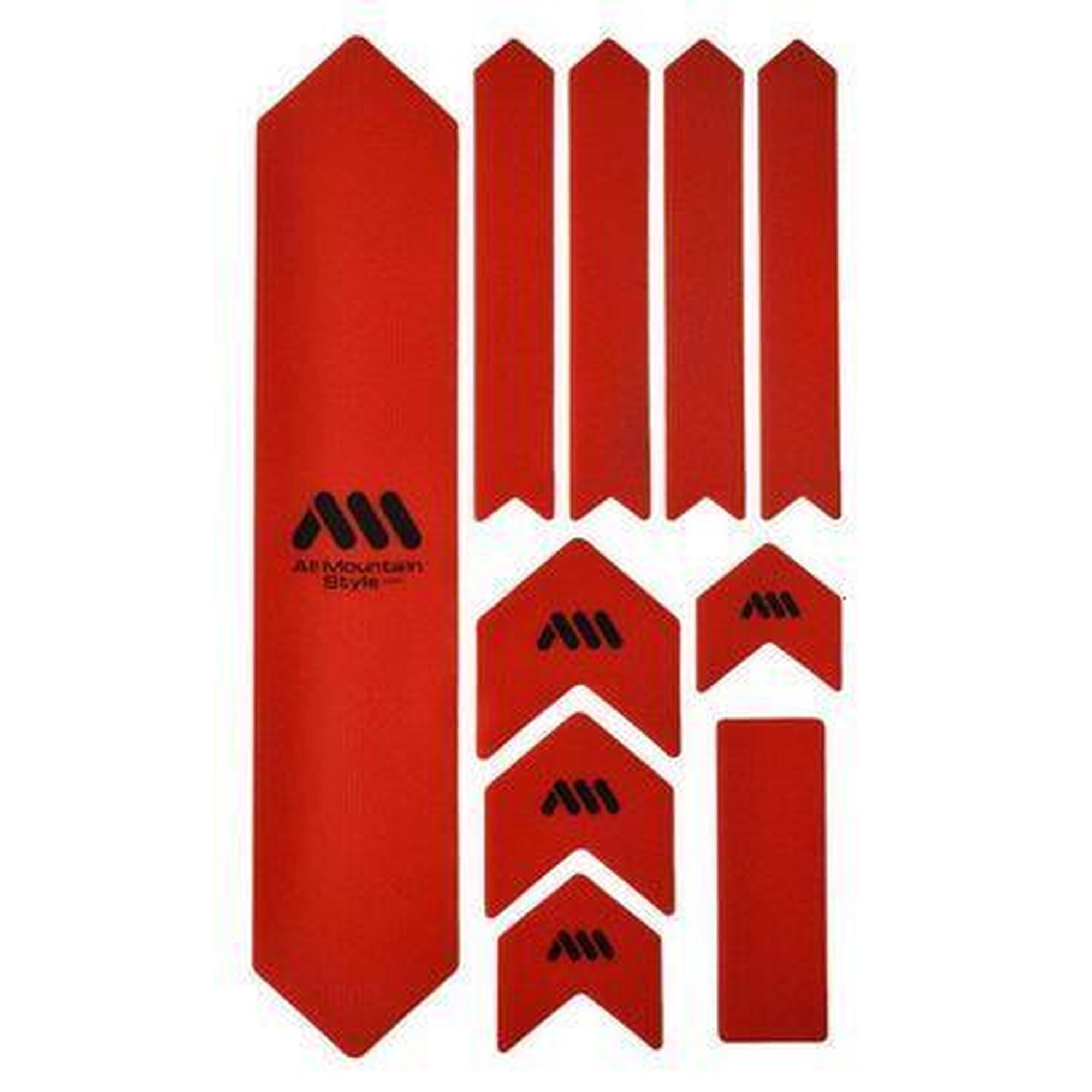 Zestaw ochronny ramy - EXTRA 10 szt. - Czerwony