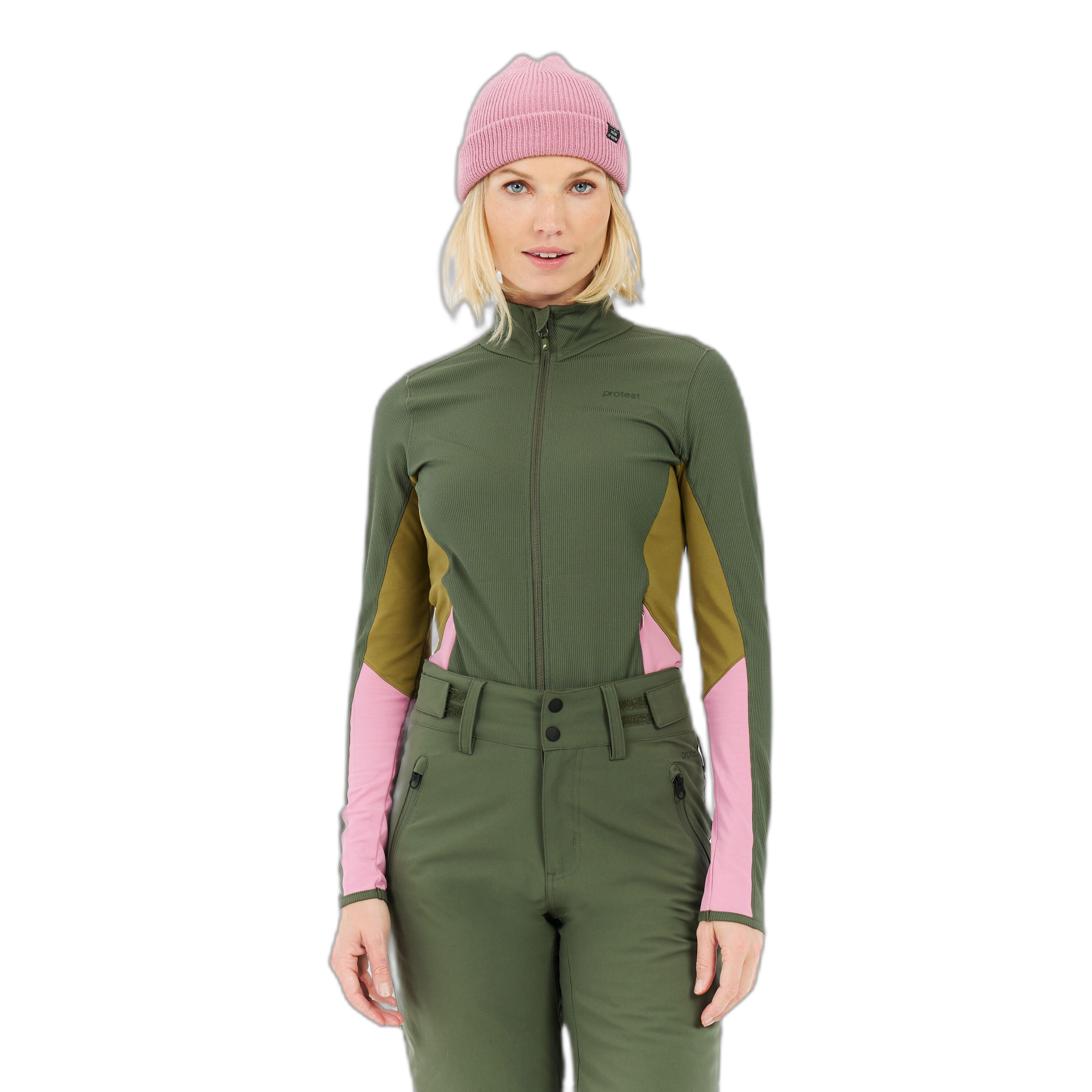 Polar damski zapinany na zamek Protest Nikio