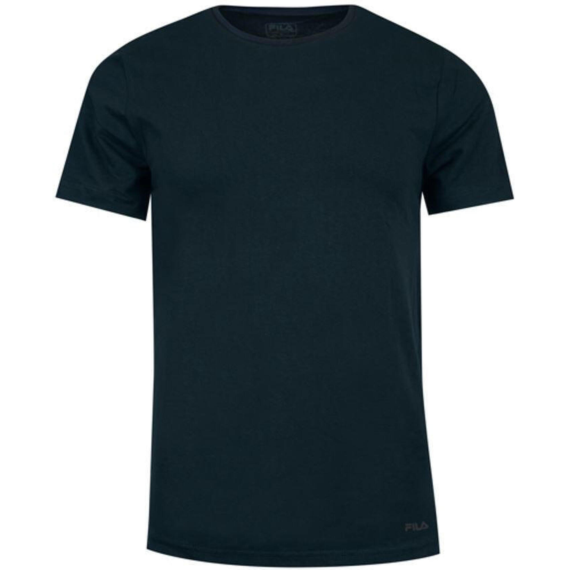Koszulka Fila Marineblauw dla mężczyzn - Komfort i Styl z Bawełny