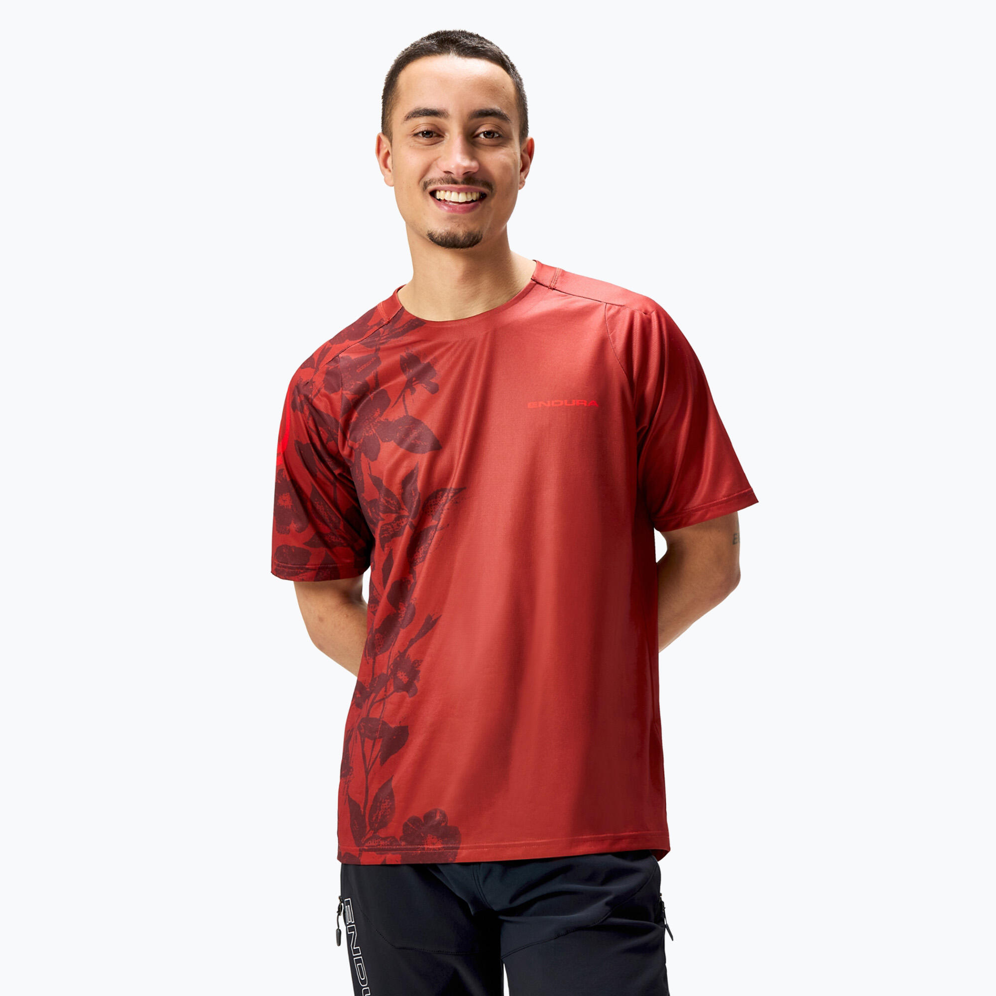 Koszulka rowerowa męska Endura Botanic Ltd Printed