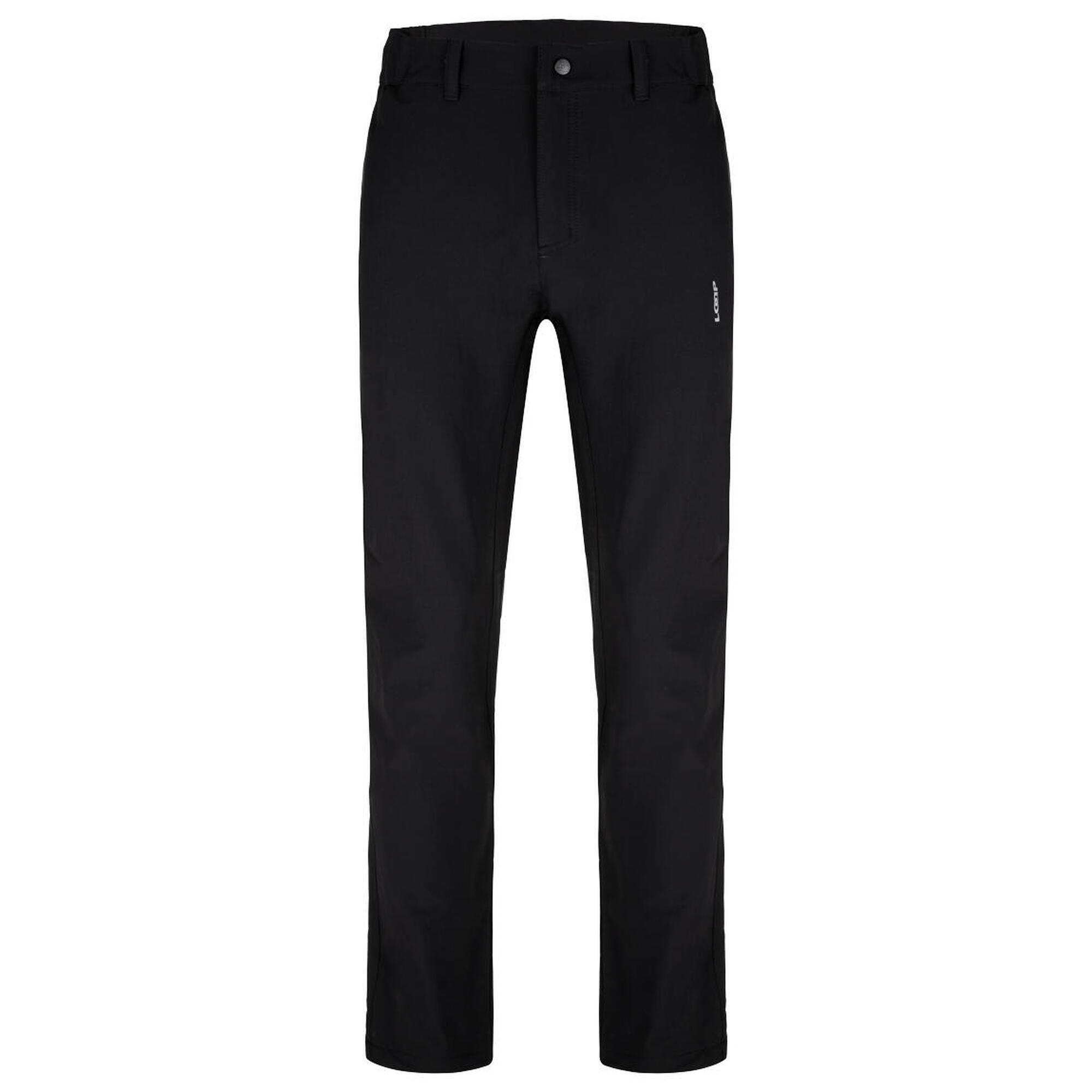 Czarne Męskie Spodnie Outdoor XL - Trwałe i Wodoodporne