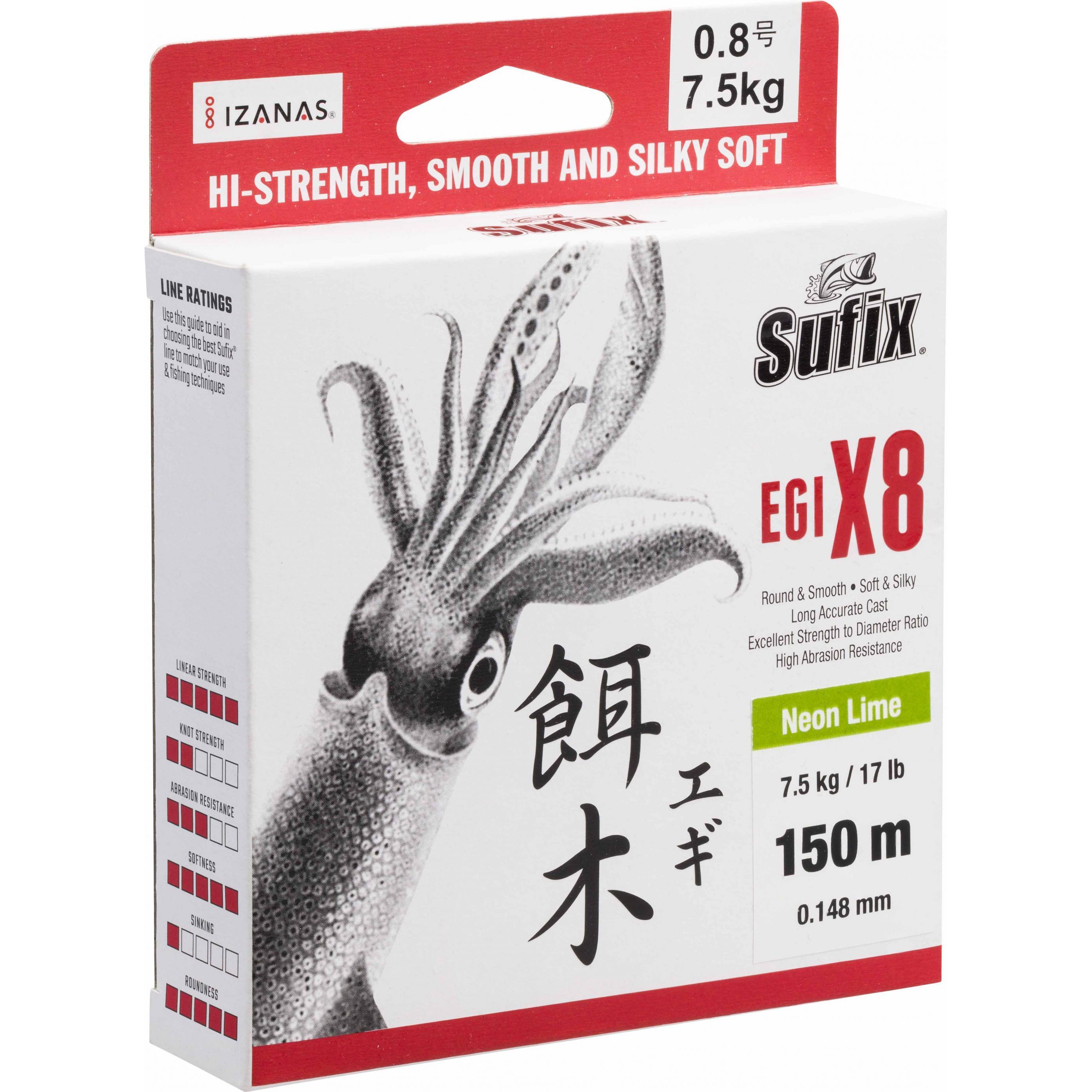 Mięsożerny warkocz Sufix EGI X8