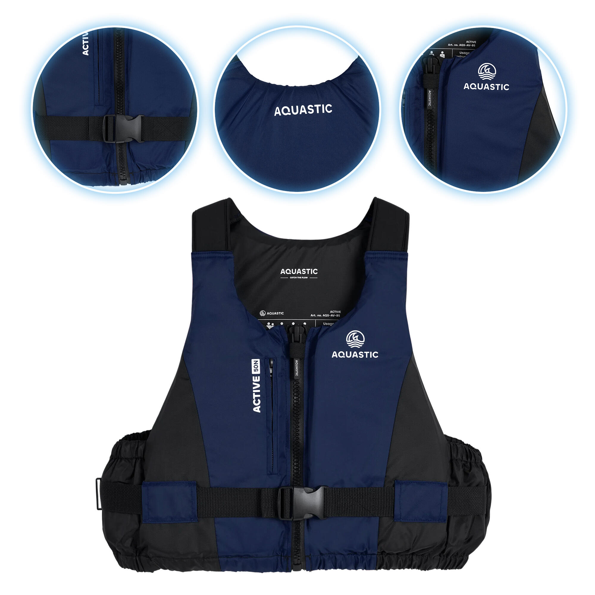 Kamizelka asekuracyjna AQUASTIC Active 50N