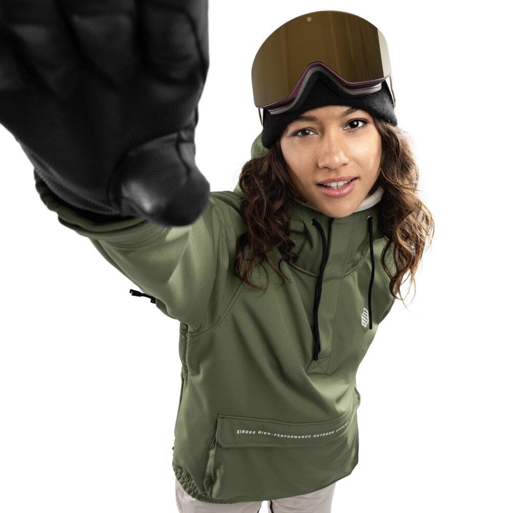 Damska kurtka snowboardowa Sporty zimowe SIROKO W3-W Robson