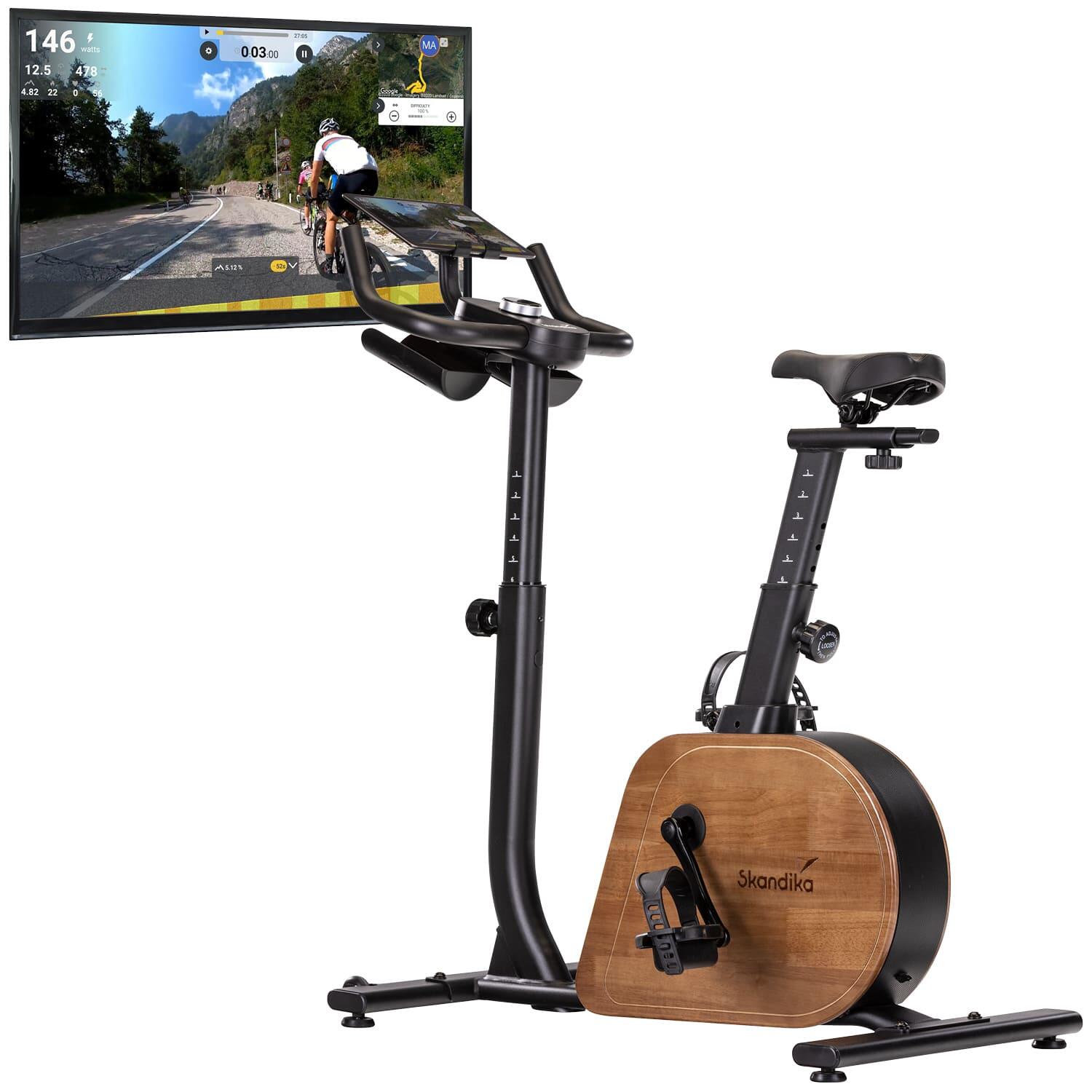 Rower treningowy stacjonarny Trevek P12-G z własnym zasilaniem wyświetlaczem LED