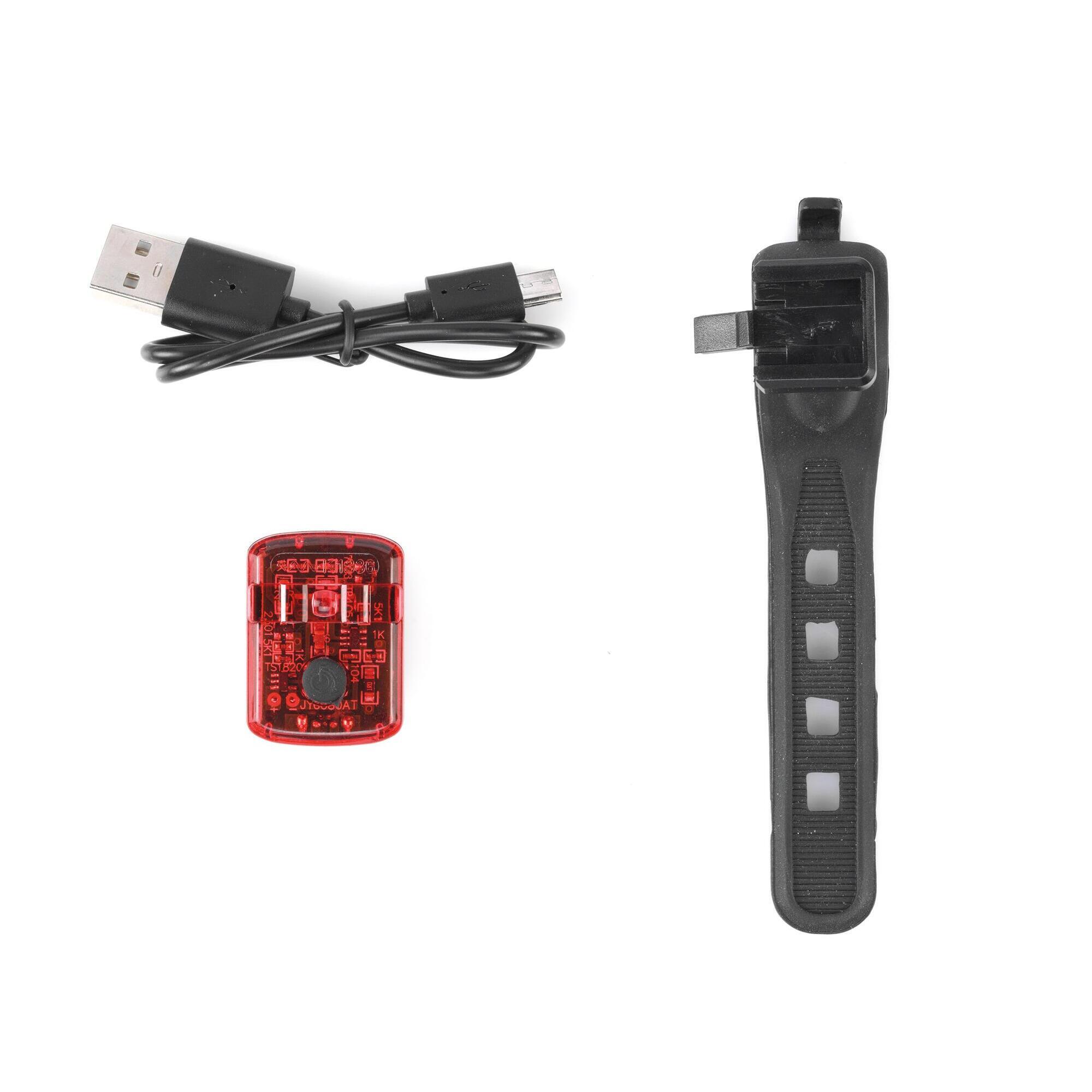 Tylne światło LED z akumulatorem USB