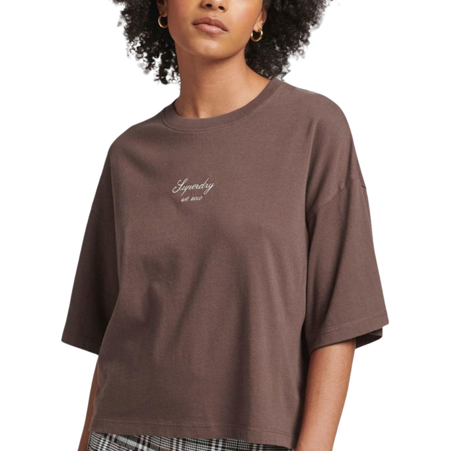 Koszulka turystyczna damska Superdry Code Heritage Boxy