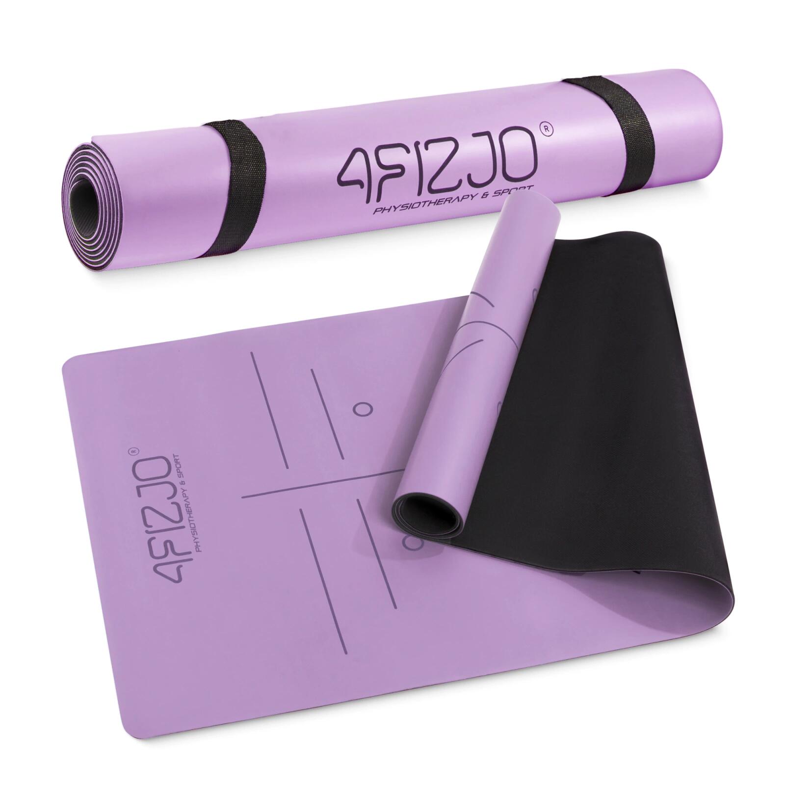 Mata do ćwiczeń antypoślizgowa 4FIZJO PU 4 mm