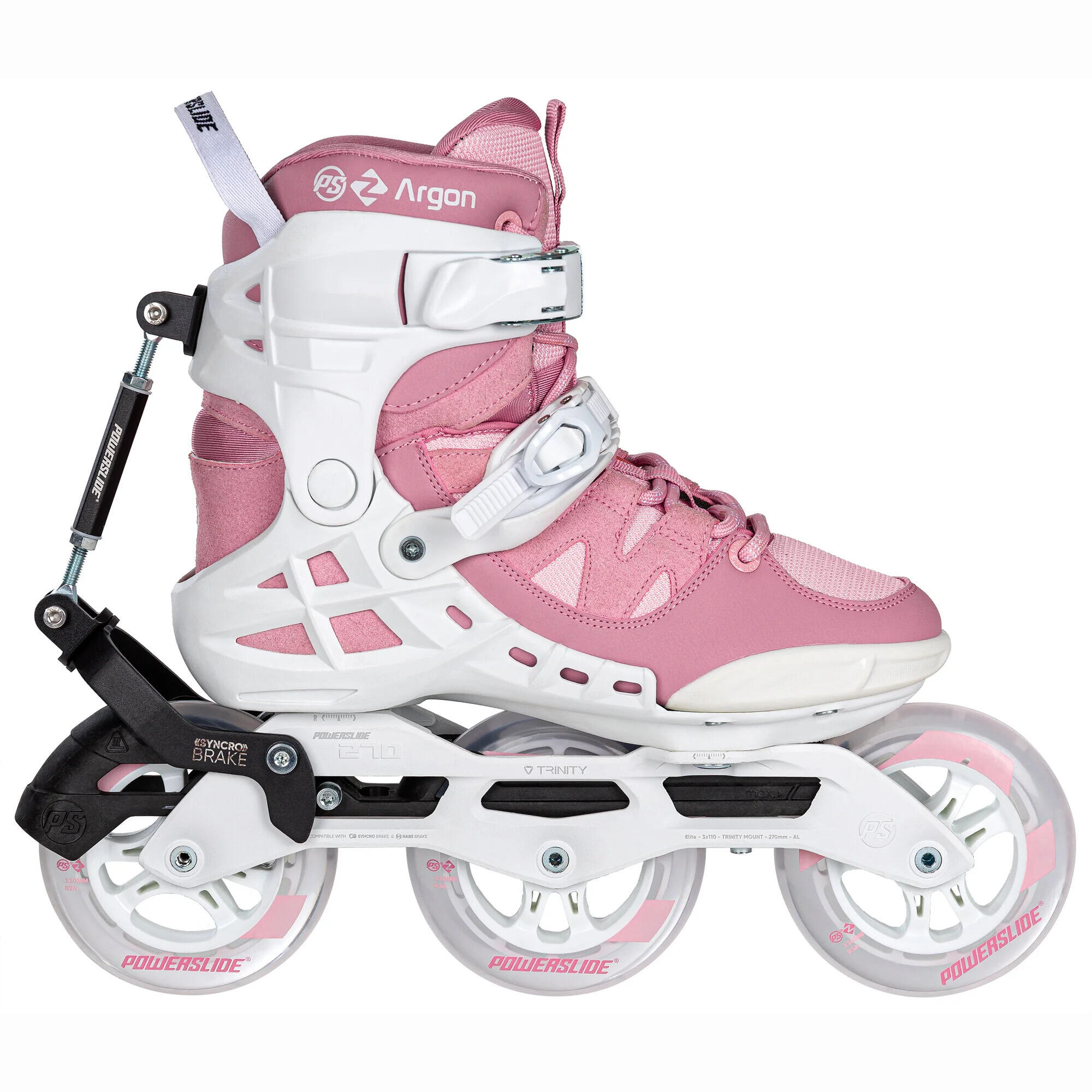 Jazda na rolkach freeskate Powerslide Phuzion Argon Syncro 110