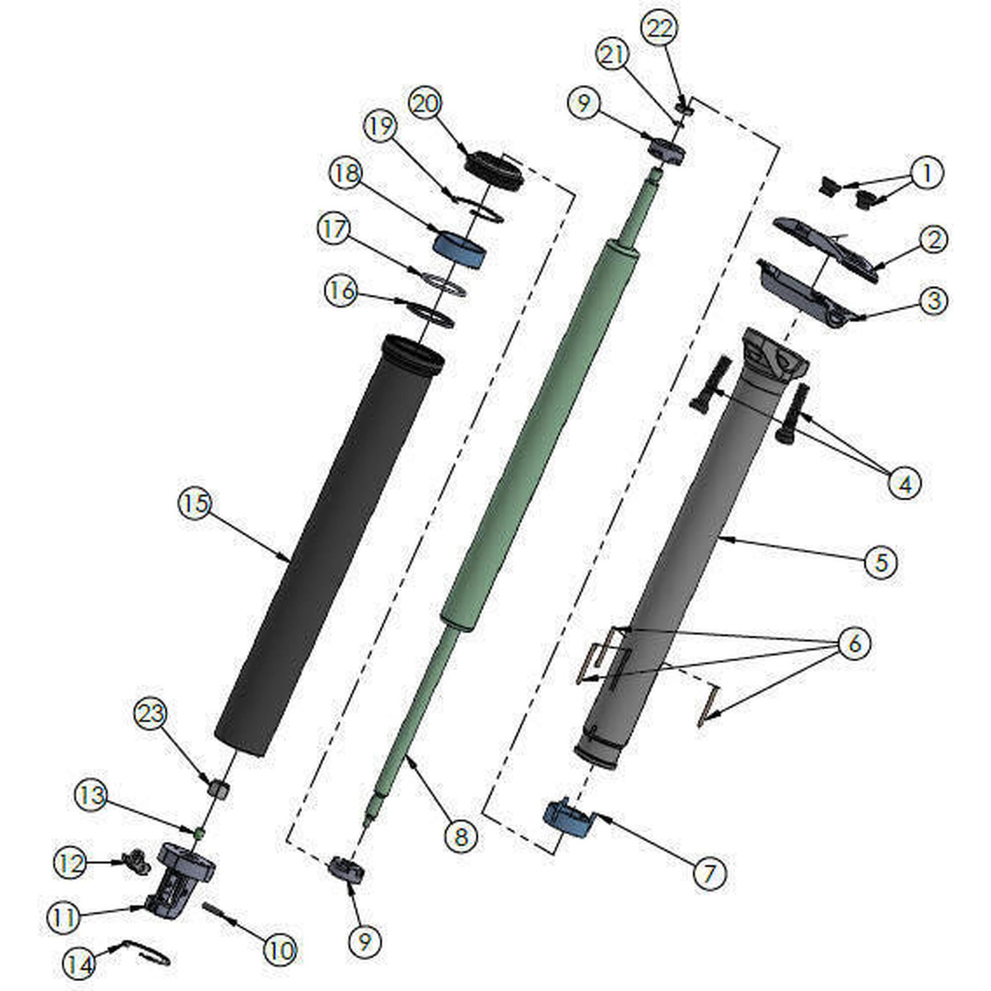 Zestaw naprawczy Contec CT Nara Drop Kit 80mm dla rowerów