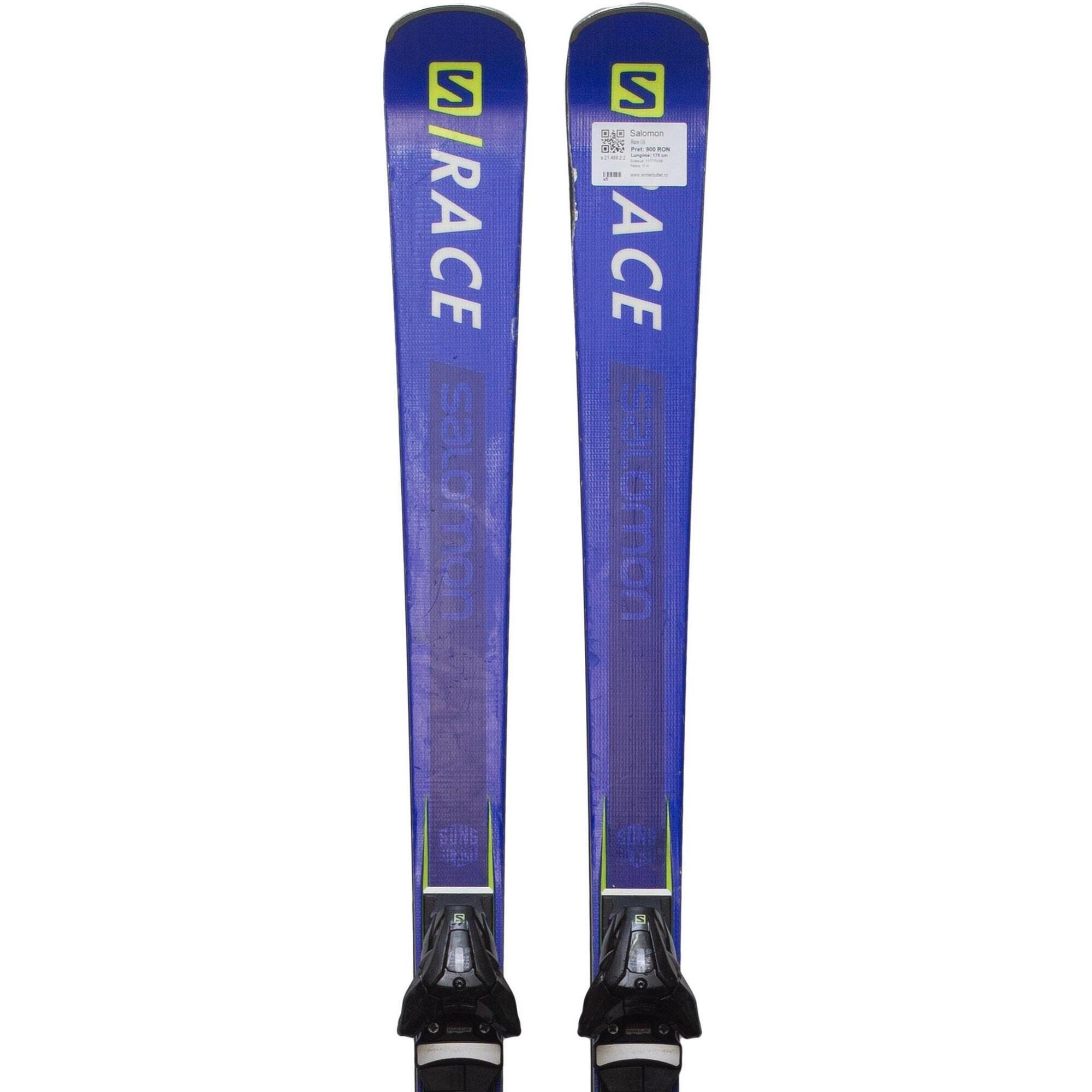 Second Life- Narty SALOMON Race GS, 175 cm- Stan zadowalający