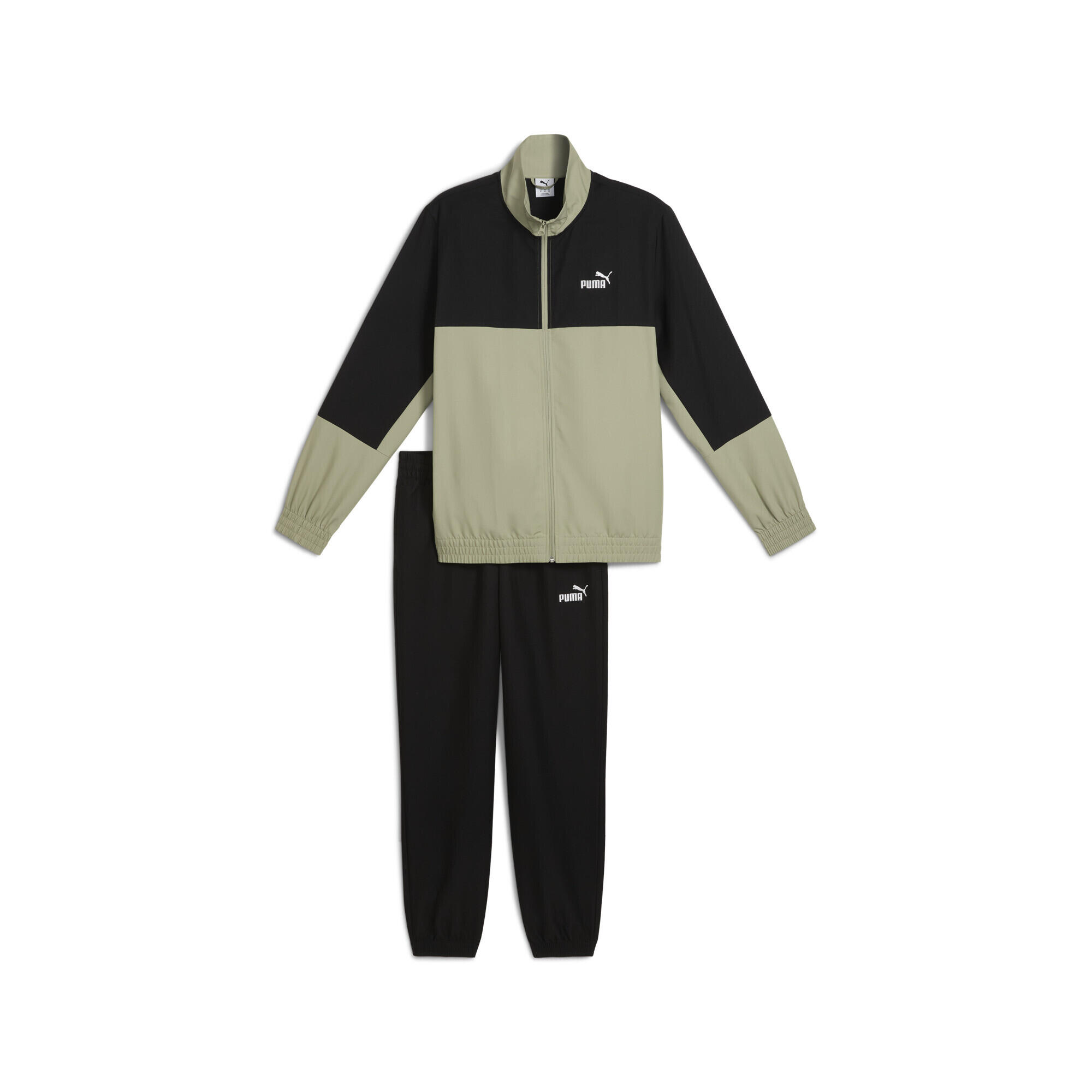 Męski dres z blokami kolorów z tkaniny PUMA