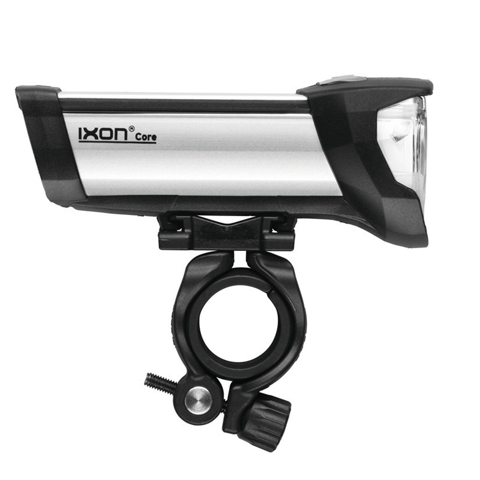 Przednia lampka rowerowa Ixon Core, srebrna