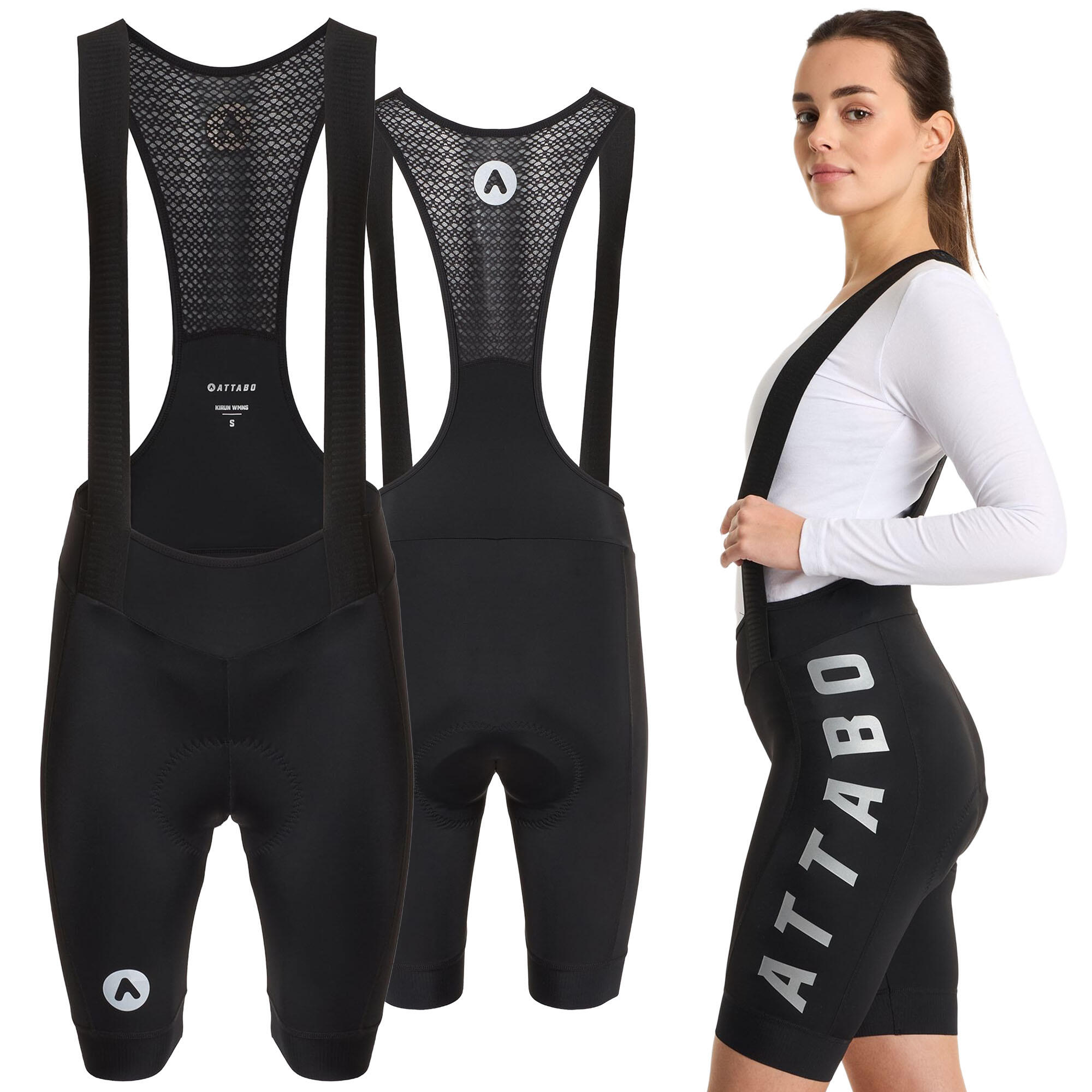 Spodenki rowerowe damskie ATTABO Kirun WMNS Bib Shorts