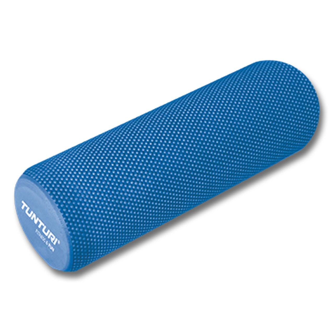 Roller do masażu jogi 40 cm - niebieski - Fitness