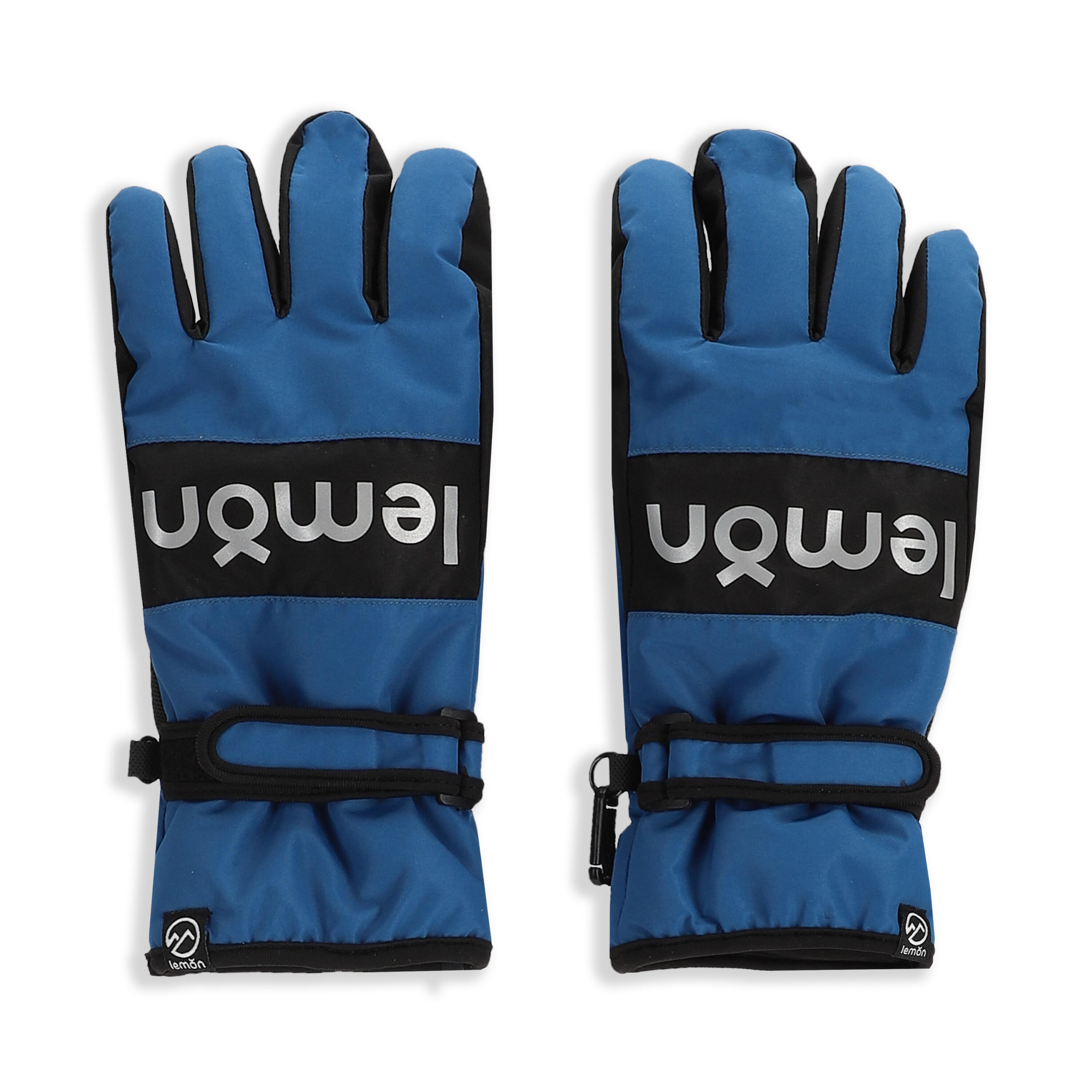 Rękawice narciarskie dziecięce pięciopalczaste Lemon Explore ZL5 granatowe