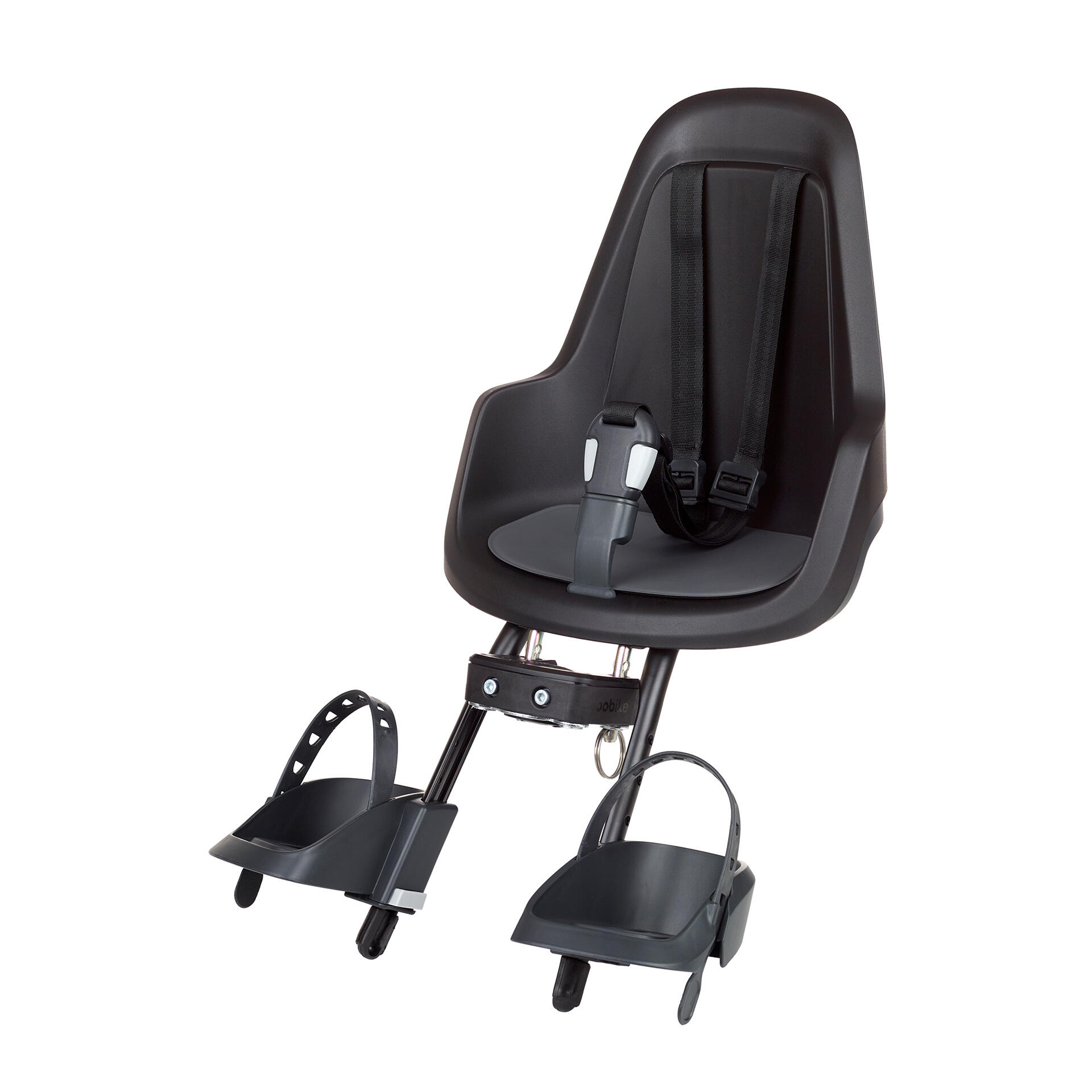 Fotelik rowerowy GO Mini dla dzieci, czarny