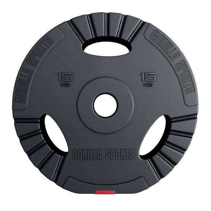 Obciążenie bitumiczne (1,25 - 15 kg) 51 mm talerz olimpijski Gorilla Sports