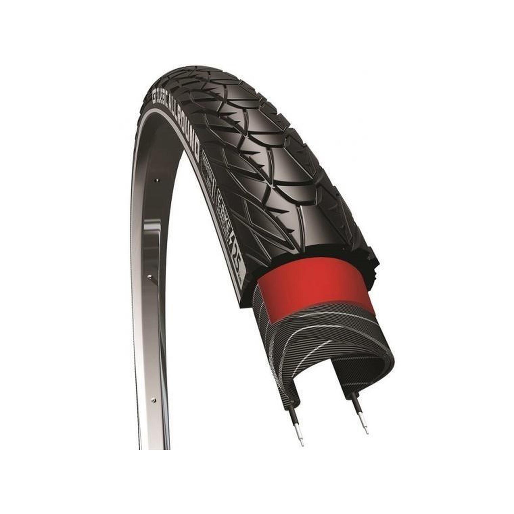 Opona Sensamo Classic Allround 28 X 1.50" / 40-622 Mm - Czarna Z Odblaskiem