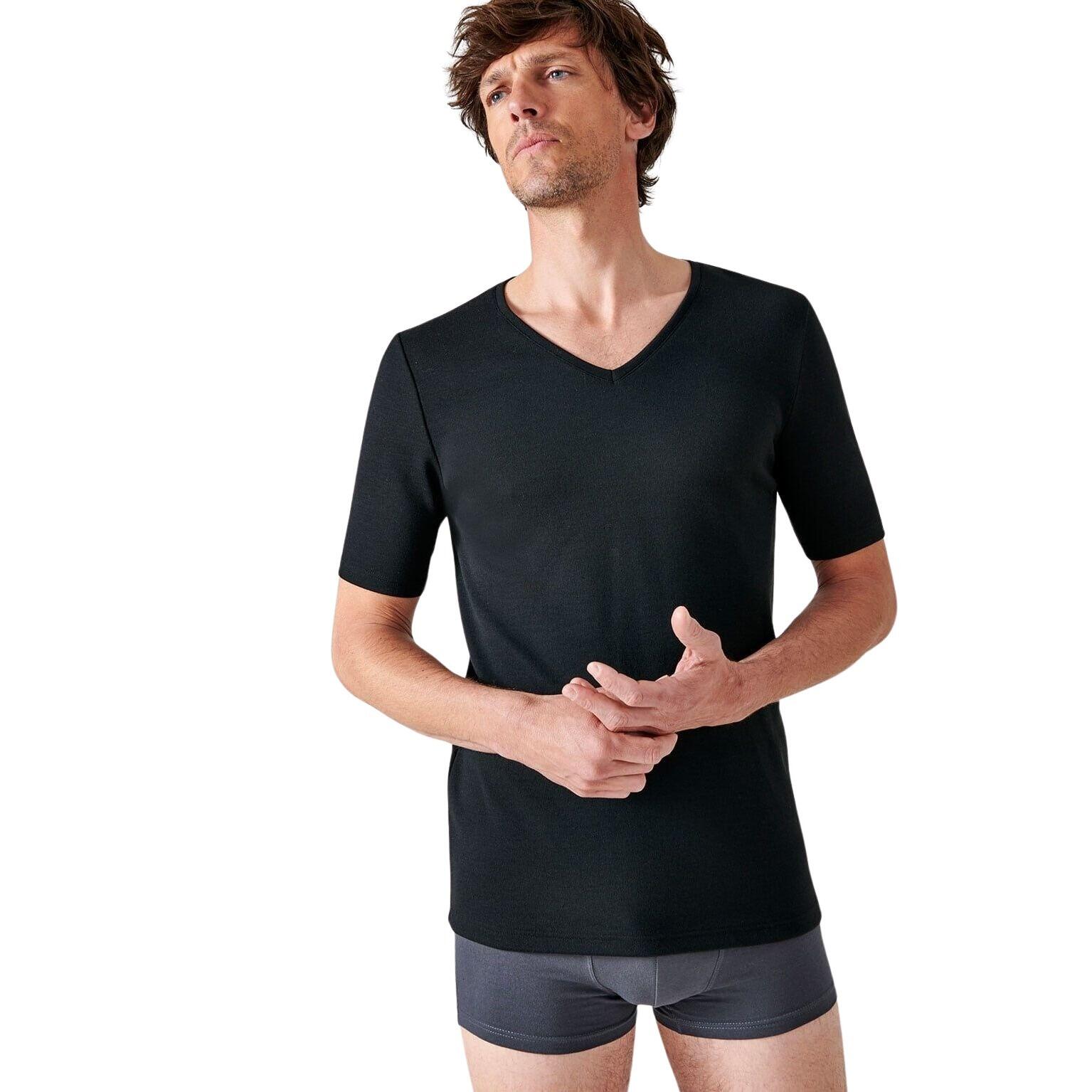 Koszulka z dekoltem w kształcie litery V Damart Thermolactyl