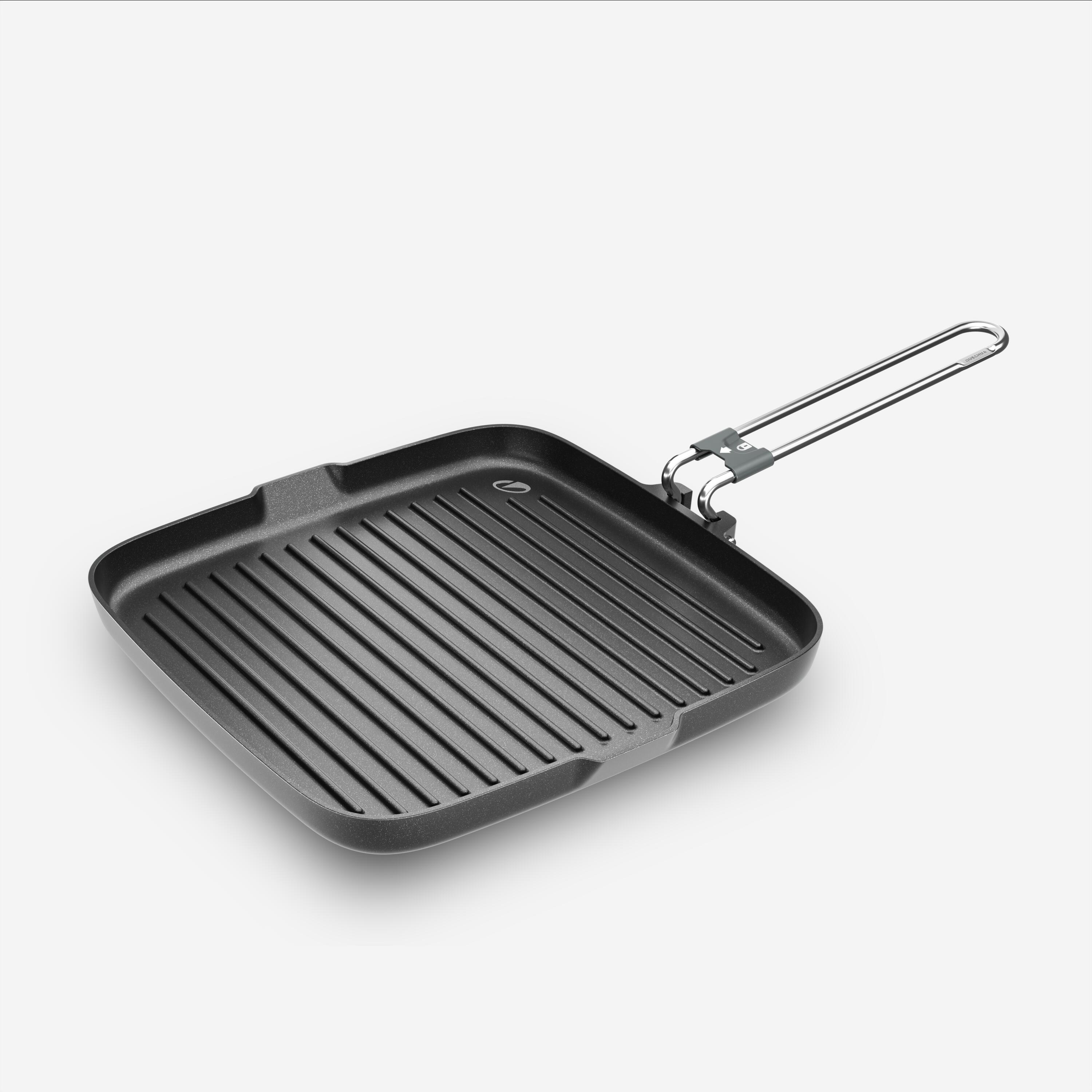 Patelnia grill compact Quechua 900 25cm x 25cm