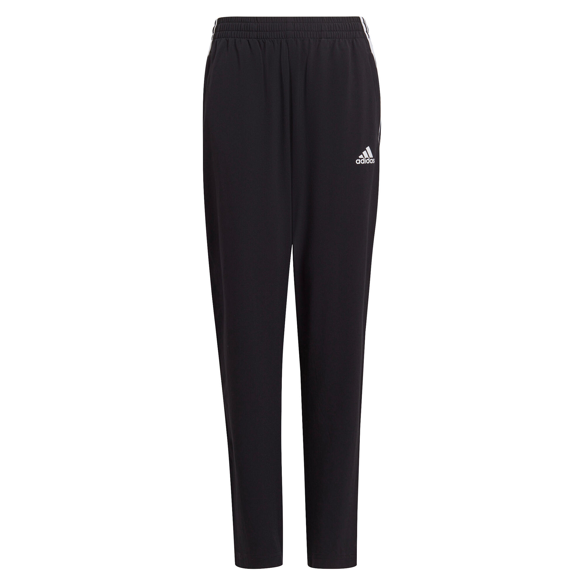 Spodnie dziecięce adidas AEROREADY Primegreen 3-Stripes Tapered Woven