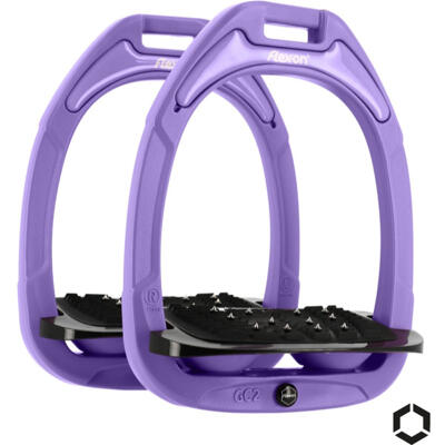 Aluminiowe strzemiona nachylone Ultra-Grip Szary/Alu/Zielony Flex-On