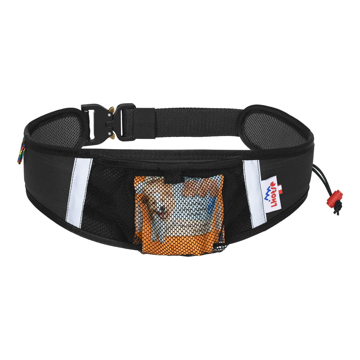 Pas do biegania Lhotse RUN czarny - L-XL