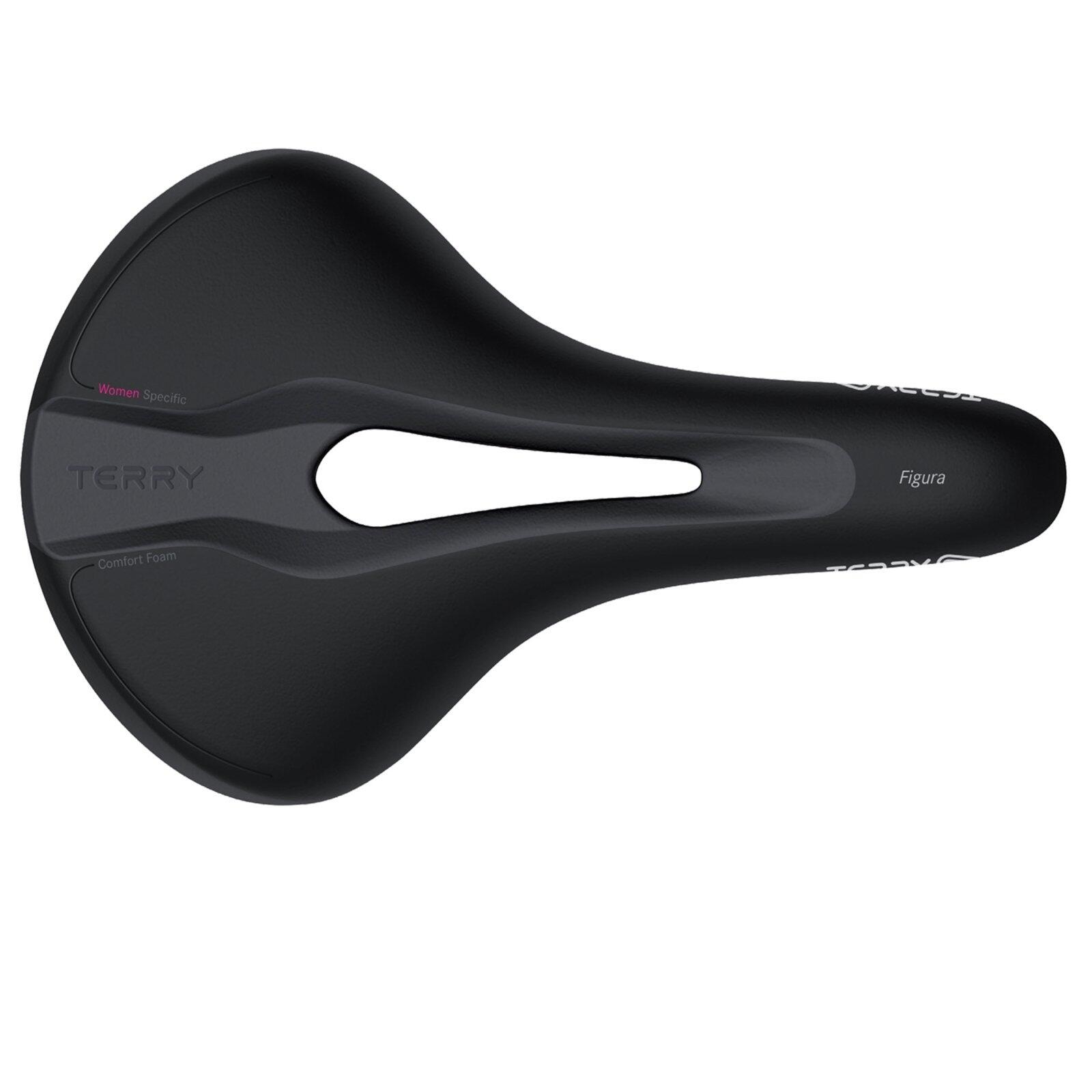 Siodełko Rowerowe Figura Max Damskie - Czarne