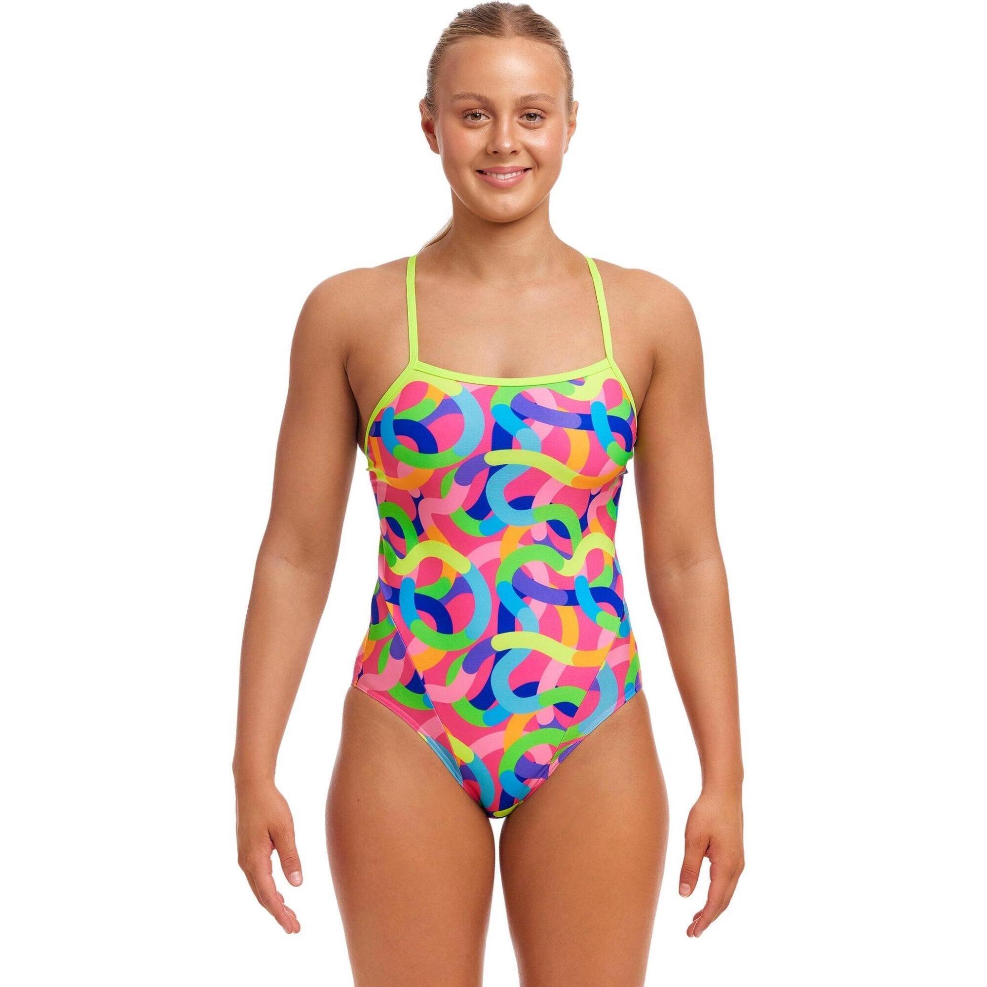 Strój do pływania FUNKITA Curly Wurly - Single Strap