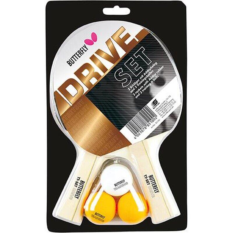Paletki Do Ping Ponga Butterfly Drive Zestaw Do Ping Ponga Tenisa Stołowego