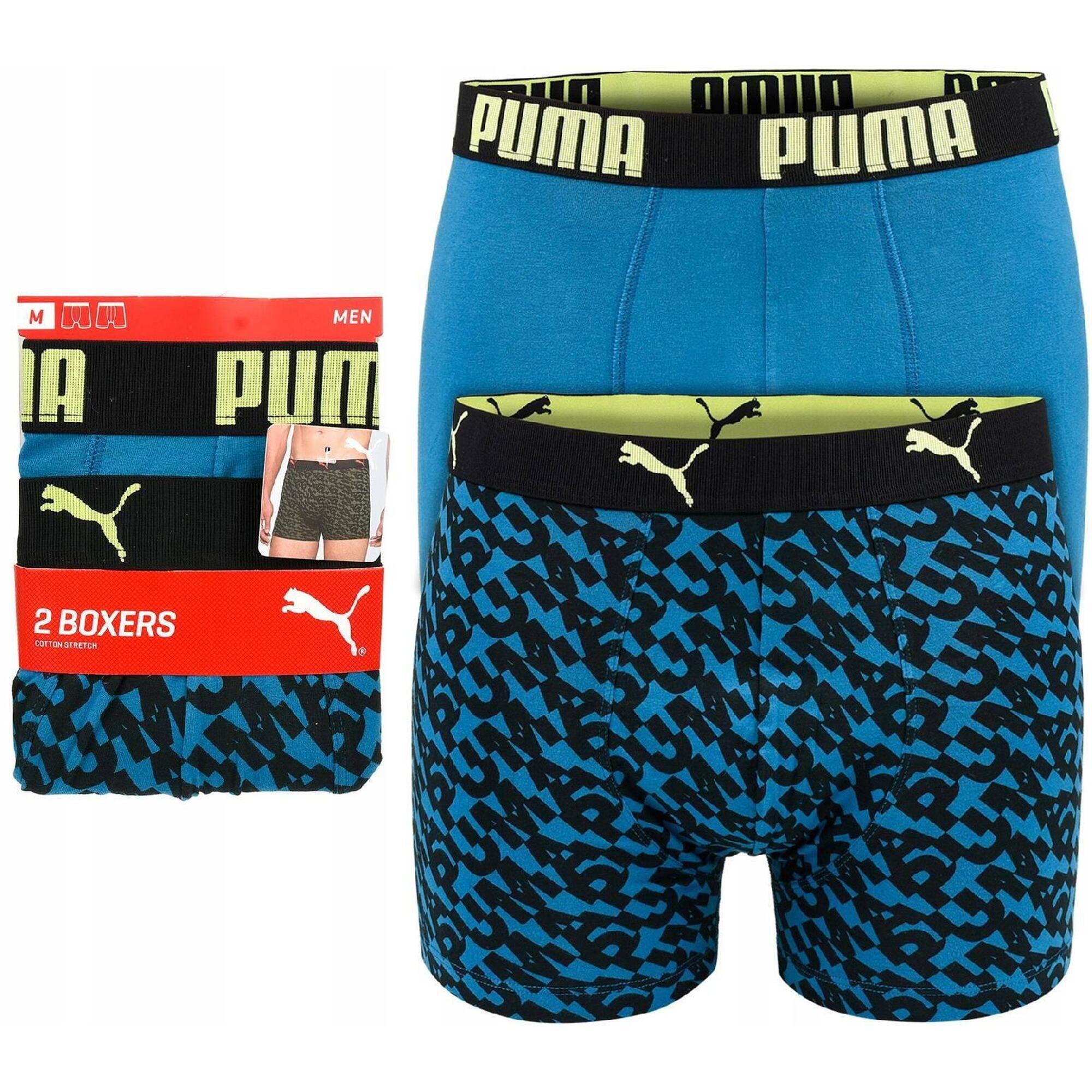 Bokserki męskie bawełniane 2 pary PUMA BOXER TRUNKS