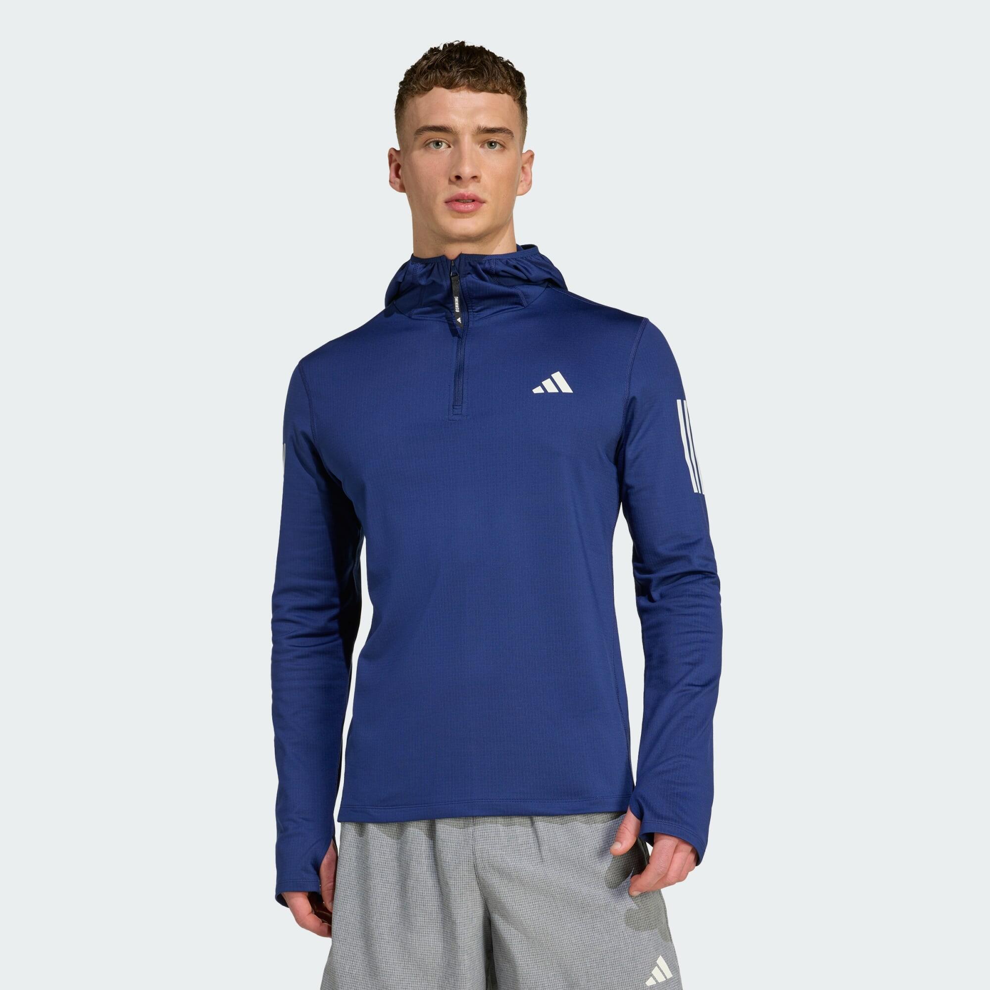 Bluza z kapturem Own The Run Winterized Hooded Half-Zip