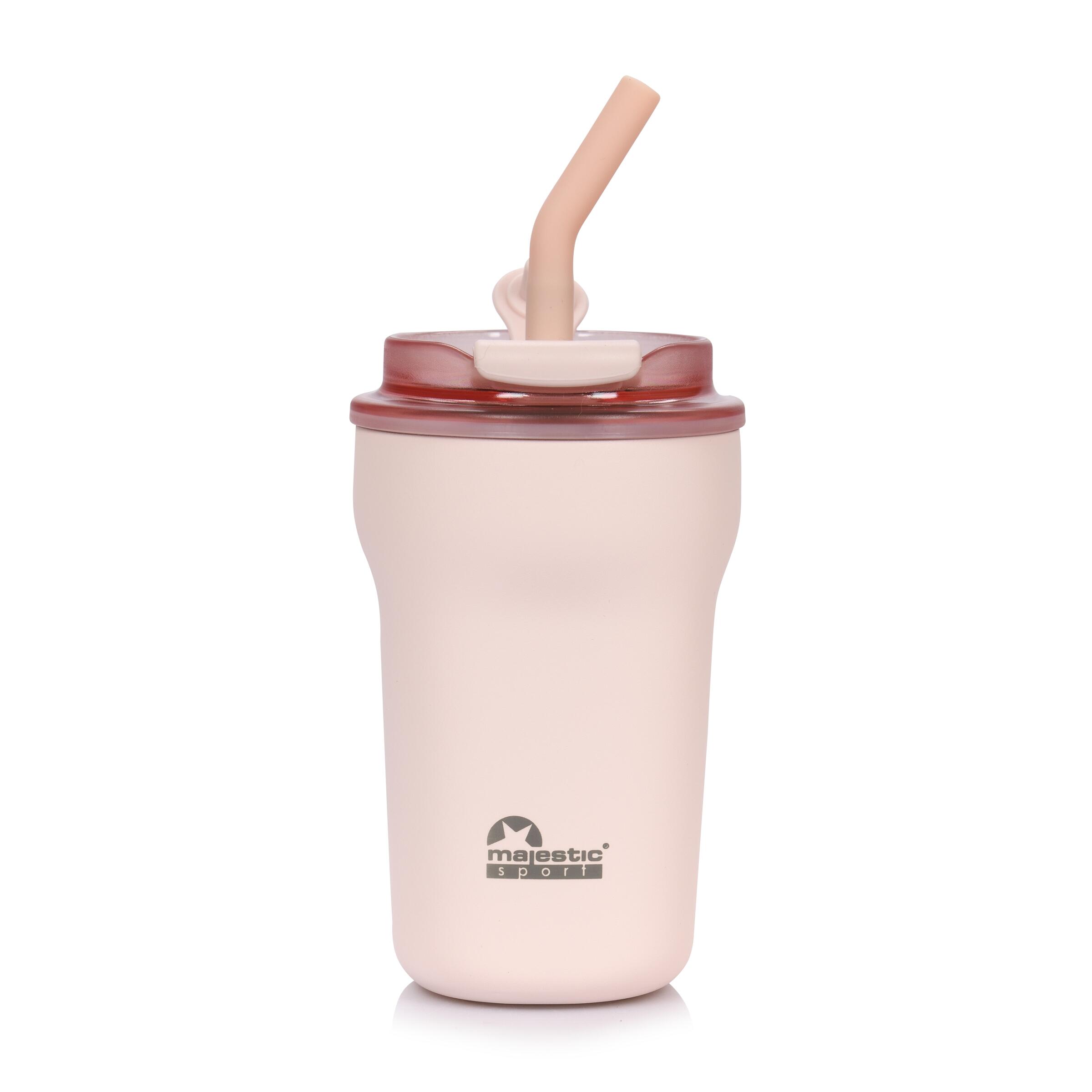 Kubek termiczny ze słomką Majestic Sport Hoody 420 ml