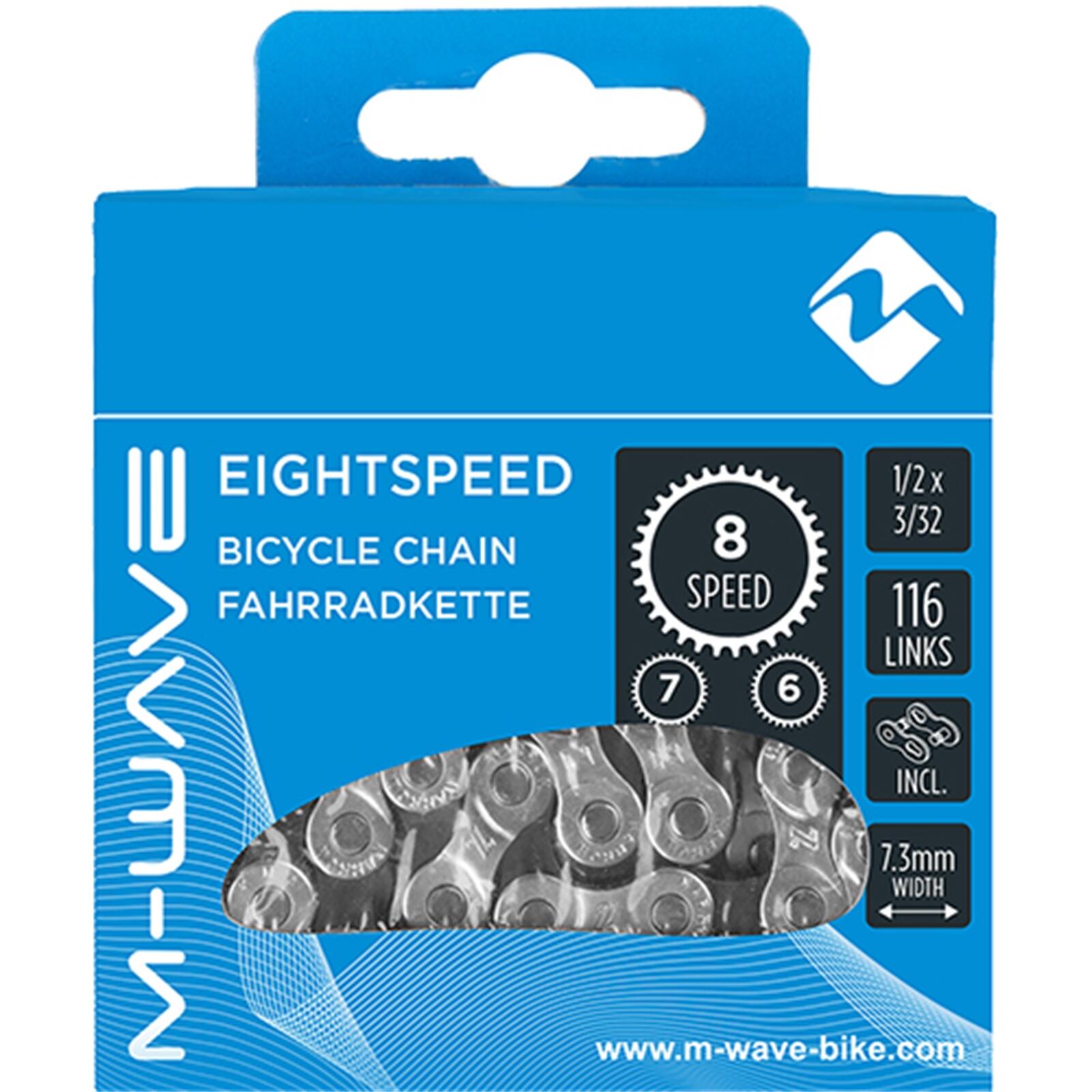 Łańcuch Rowerowy 8 Biegów - 116 Ogniw