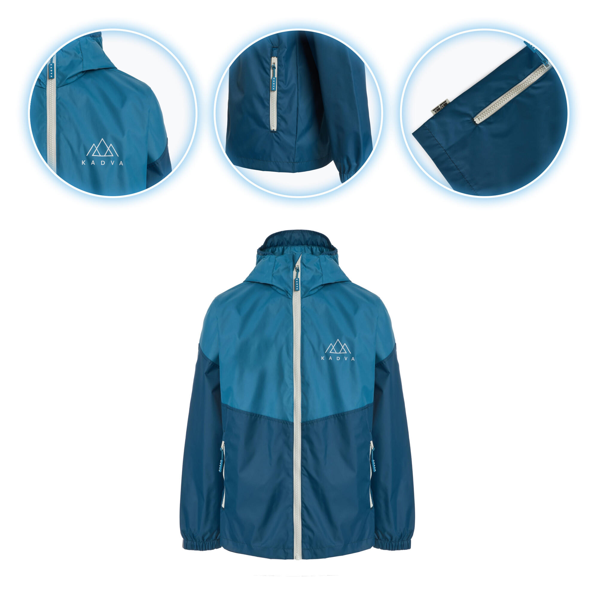 Kurtka przeciwdeszczowa dziecięca KADVA Fory Jrb