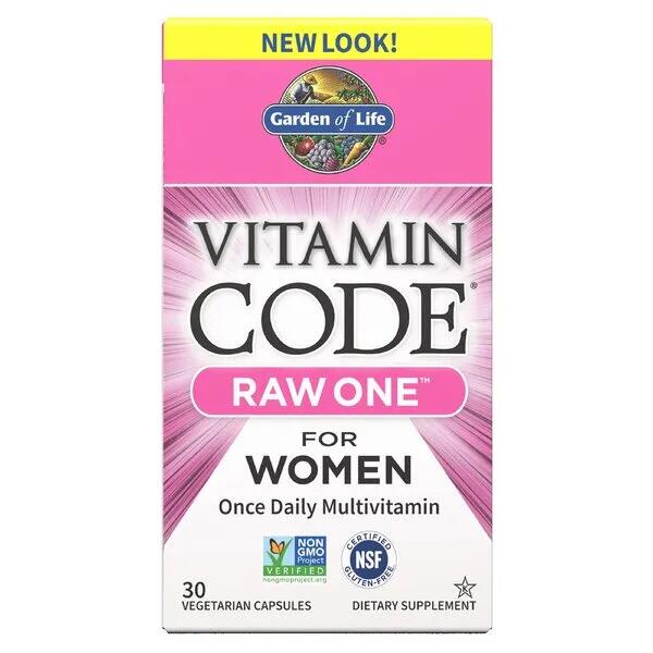 Multiwitaminy dla Kobiet Vitamin Code RAW ONE Garden of Life 30 vkaps
