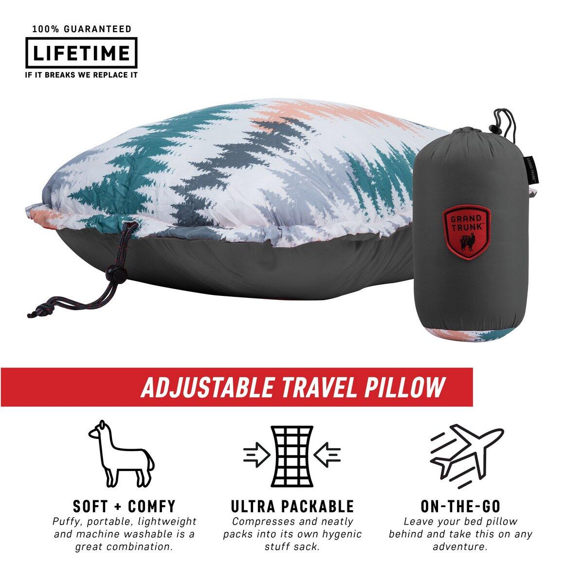 Poduszka Grand Trunk Adjustable Travel Pillow Slate Gray