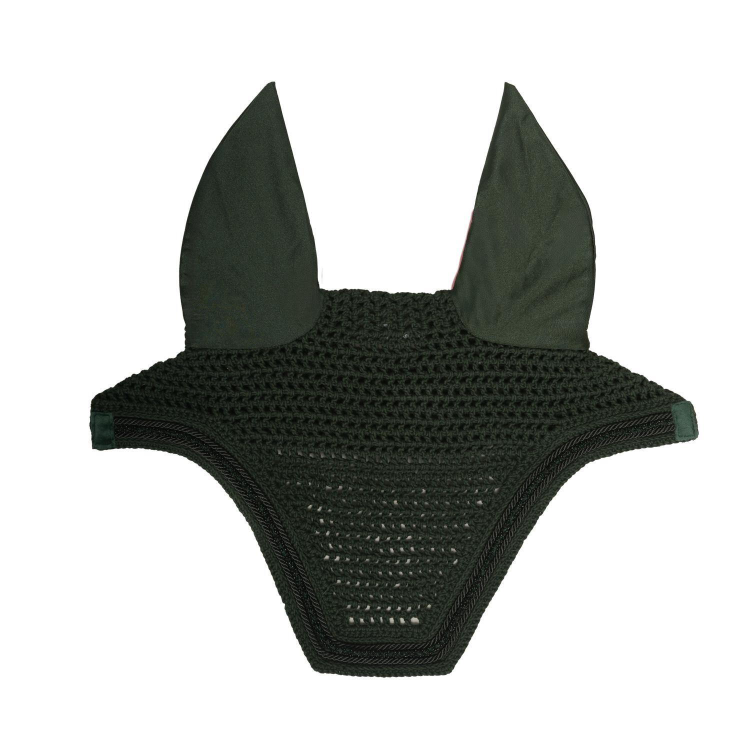 Czapka przeciw muchom dla konia z cichego weluru, mini perełki Kentucky Horsewea