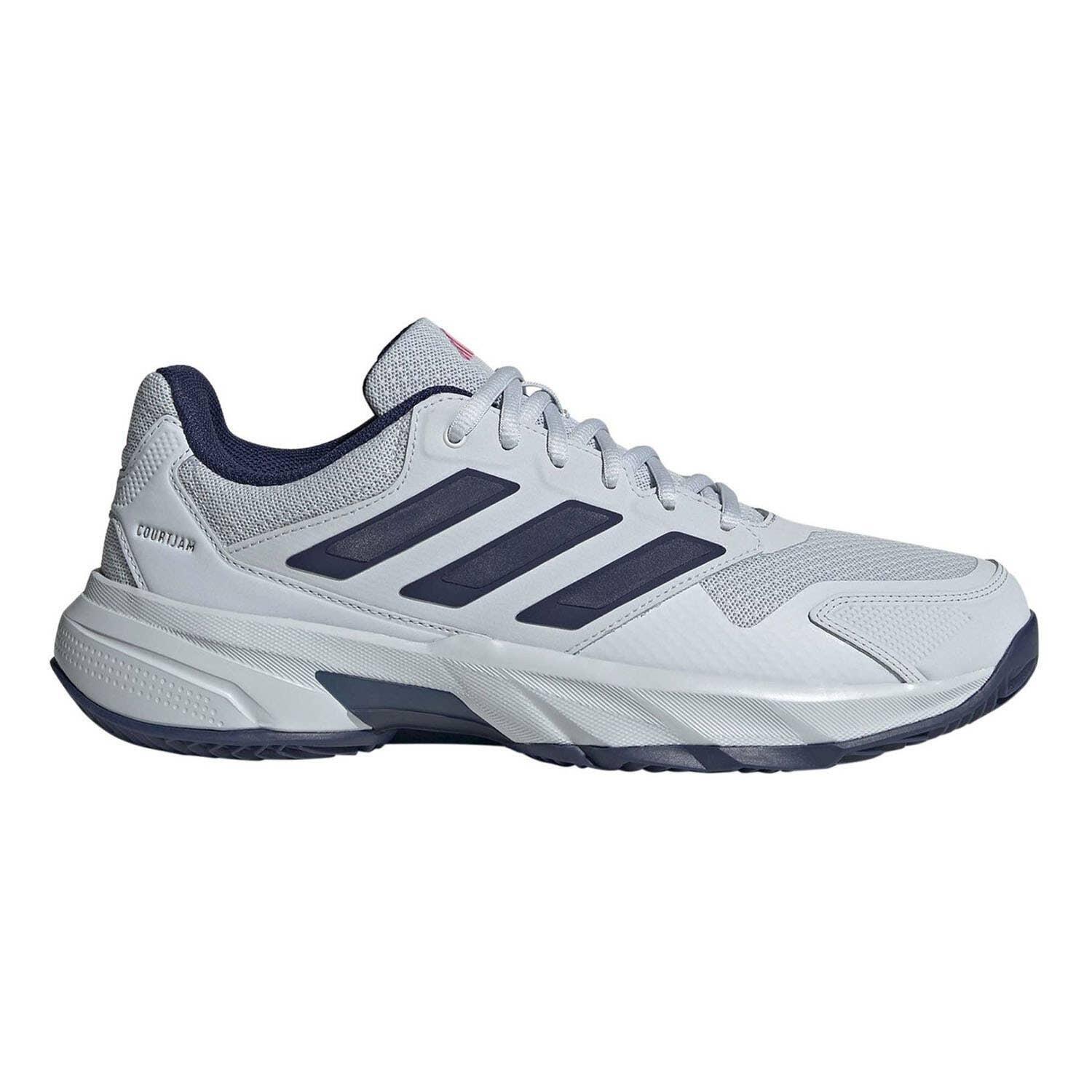Buty sportowe adidas Courtjam Control 3 Clay niebieskie do padla
