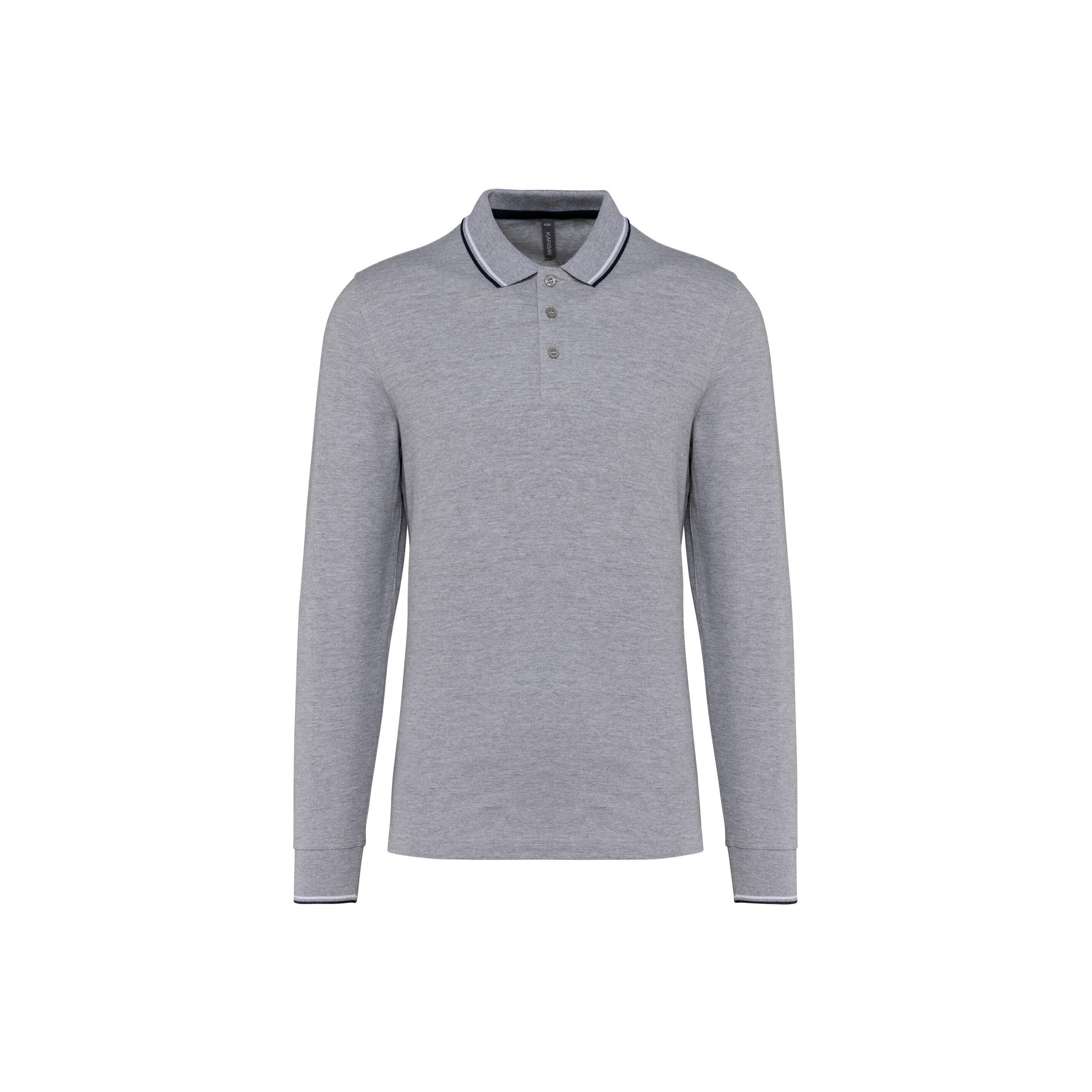 Koszulka polo pique z długim rękawem Kariban