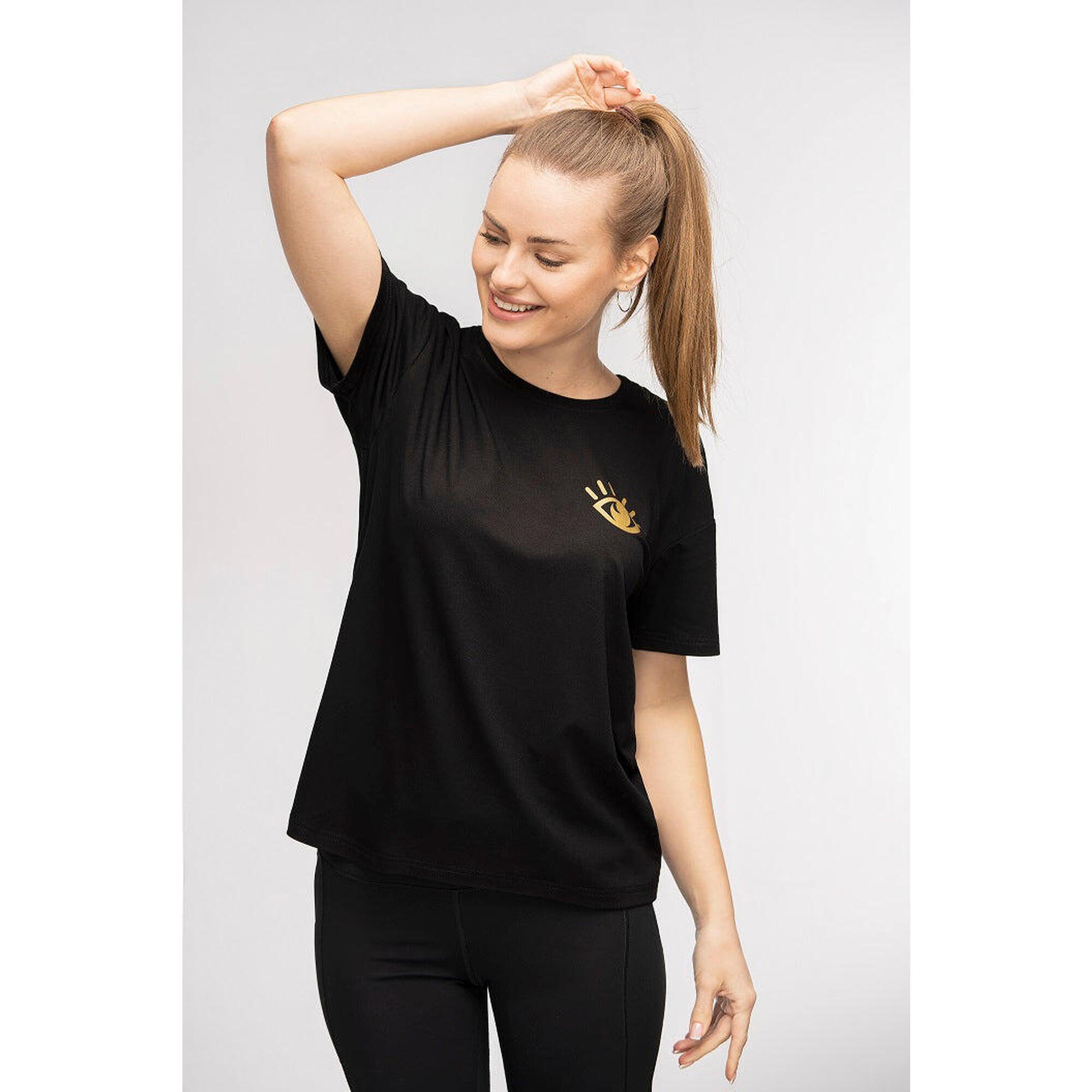 T-shirt do jogi Moonholi Awaken z krótkim rękawem