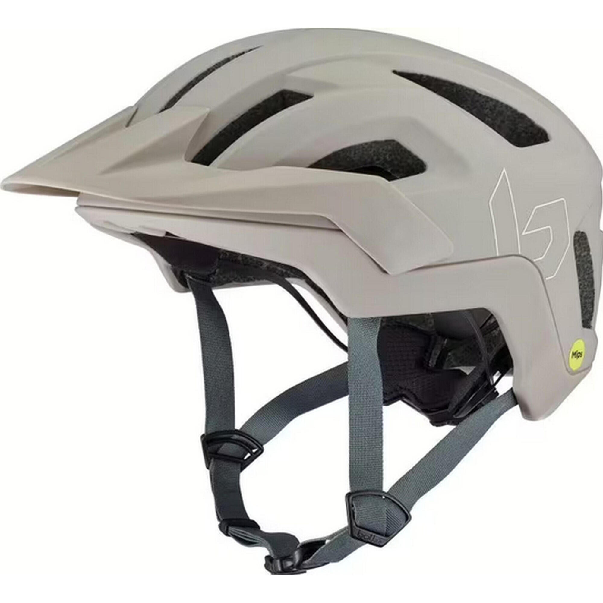 Kask rowerowy MTB „Eco Adapt Mips”, matowy kolor owsiany