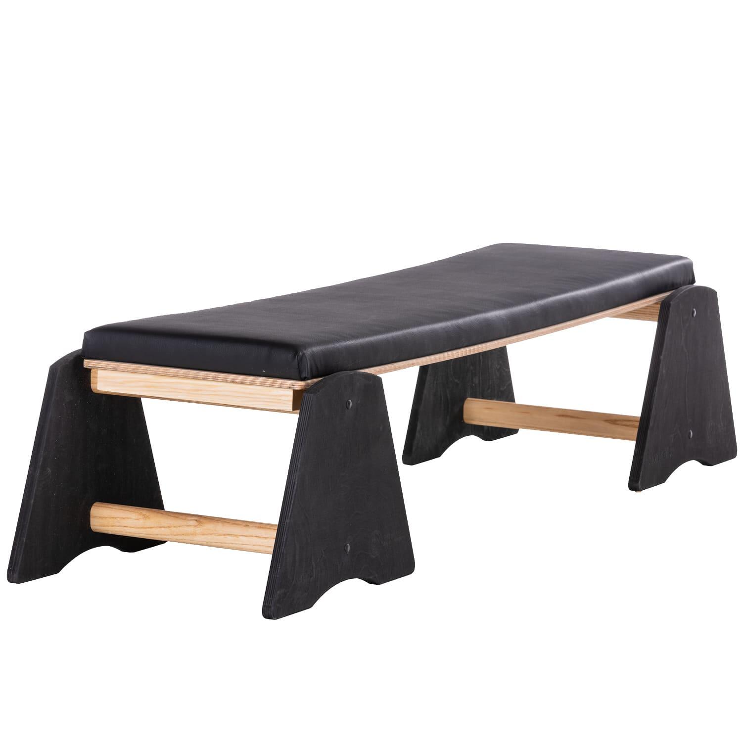 Ławka treningowa, do ćwiczeń, drewniana Vira, możliość montażu na drabince