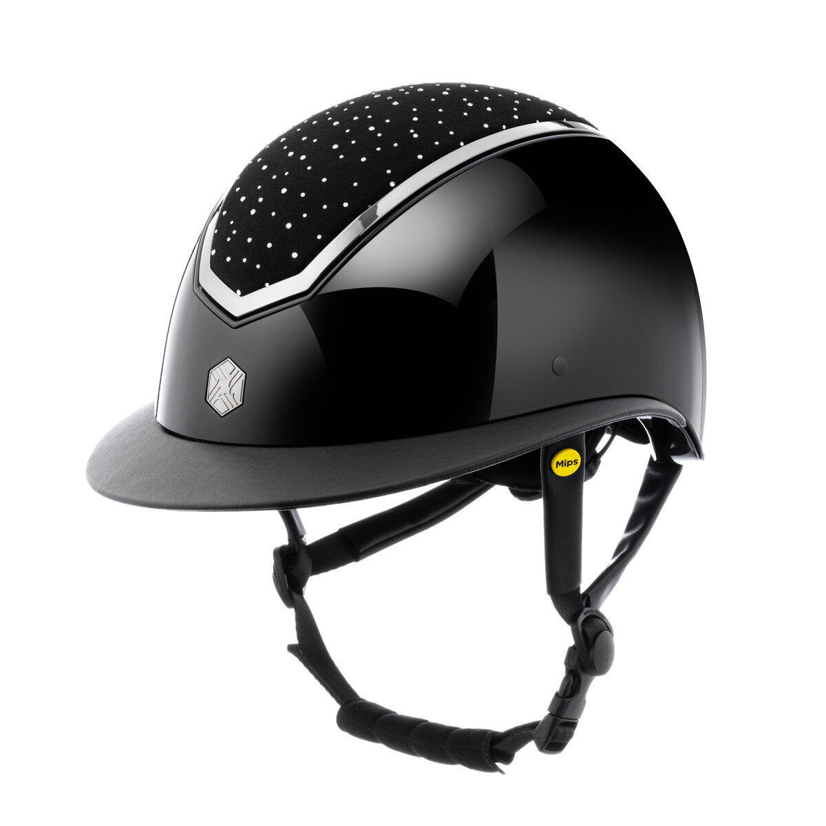 Kask jeździecki Charles Owen Kylo Crystal Wide Peak Mips