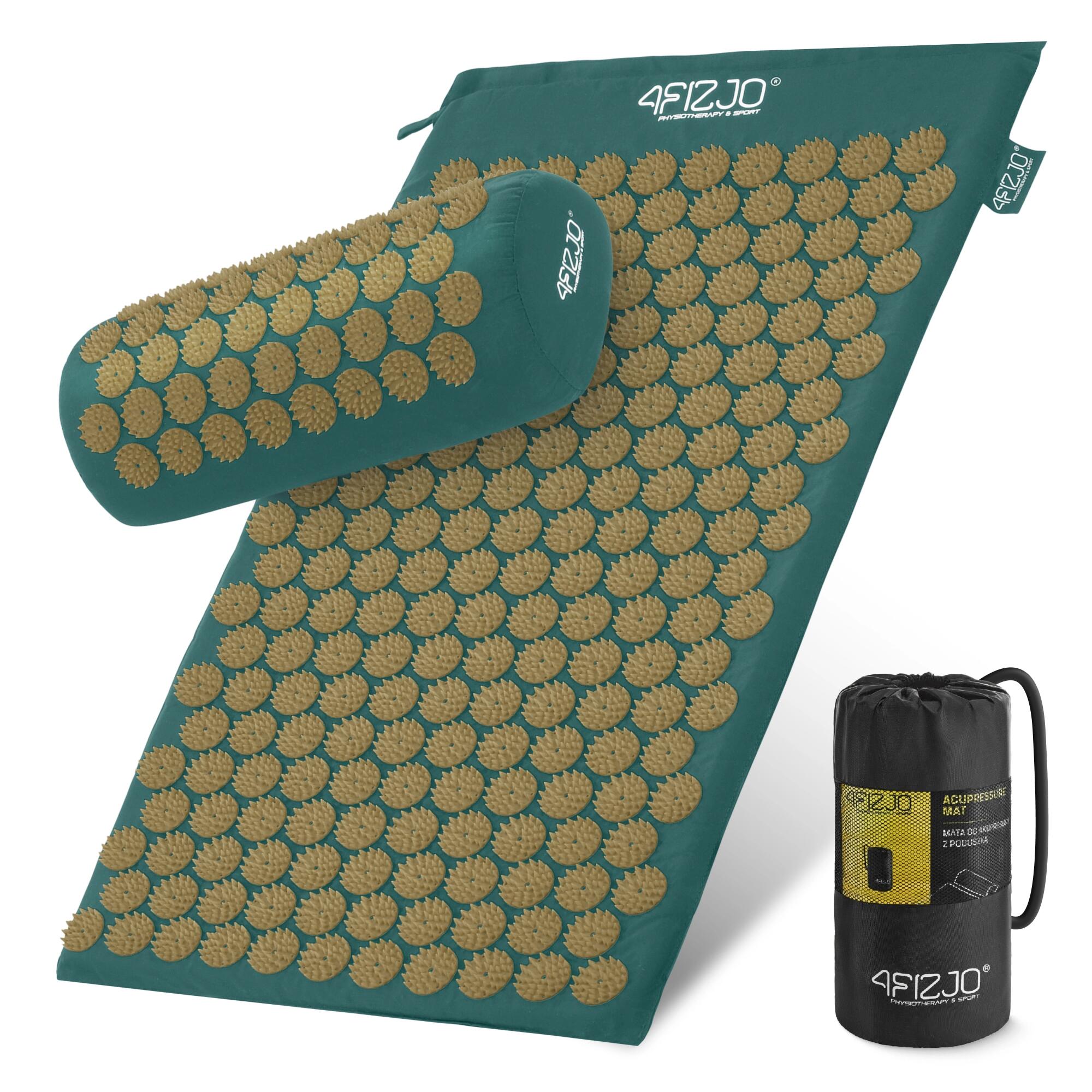 Mata do akupresury klasyczna 4FIZJO z poduszką