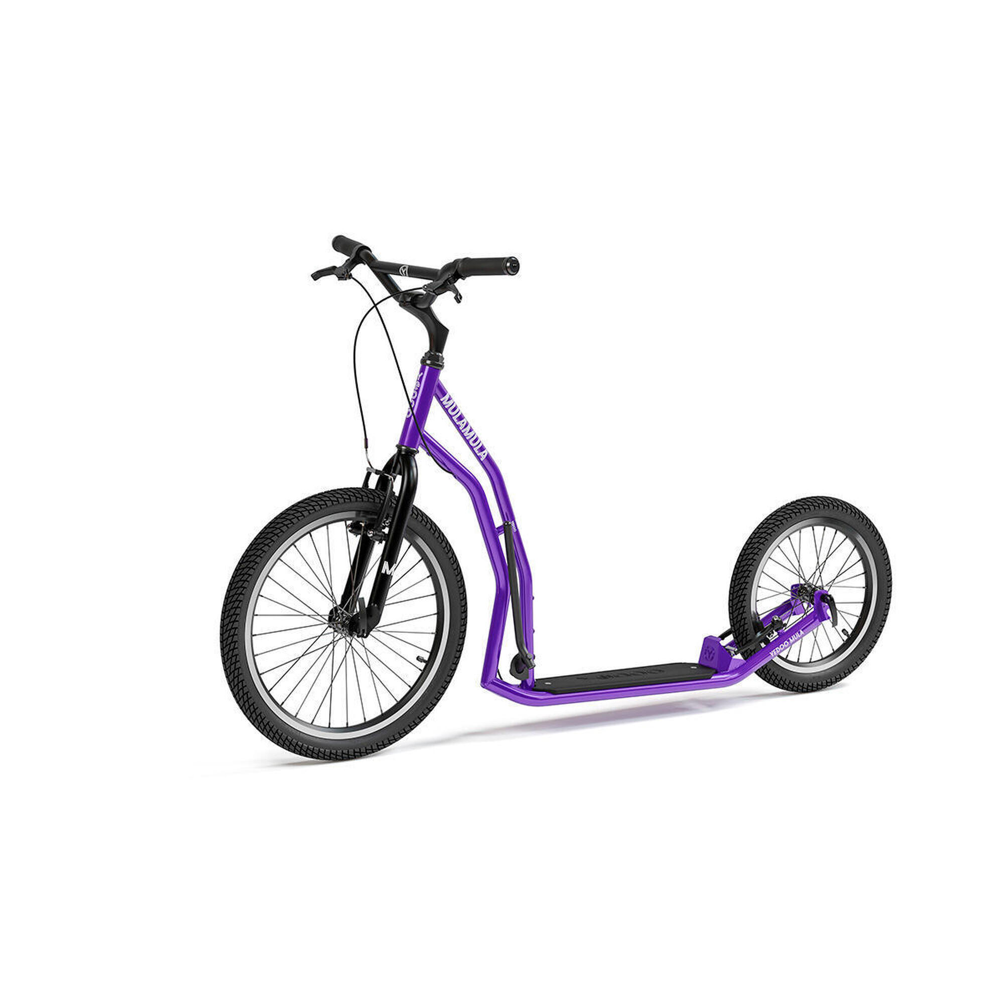 Hulajnoga Yedoo Mula z kołami pneumatycznymi 20/16 fioletowa